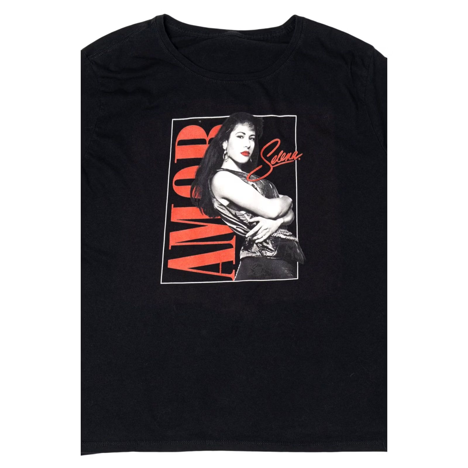 Vintage VINTAGE Selena Amor T-Shirt Unisex Adults XX-Large Black 2010s Shirt Mens Womens Girls Boys Size US XXL / EU 58 / 5 - 4 Thumbnail