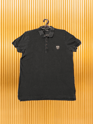 Diesel × Vintage BLACK POLOS DIESEL LOGO Size US L / EU 52-54 / 3 - 1 Thumbnail