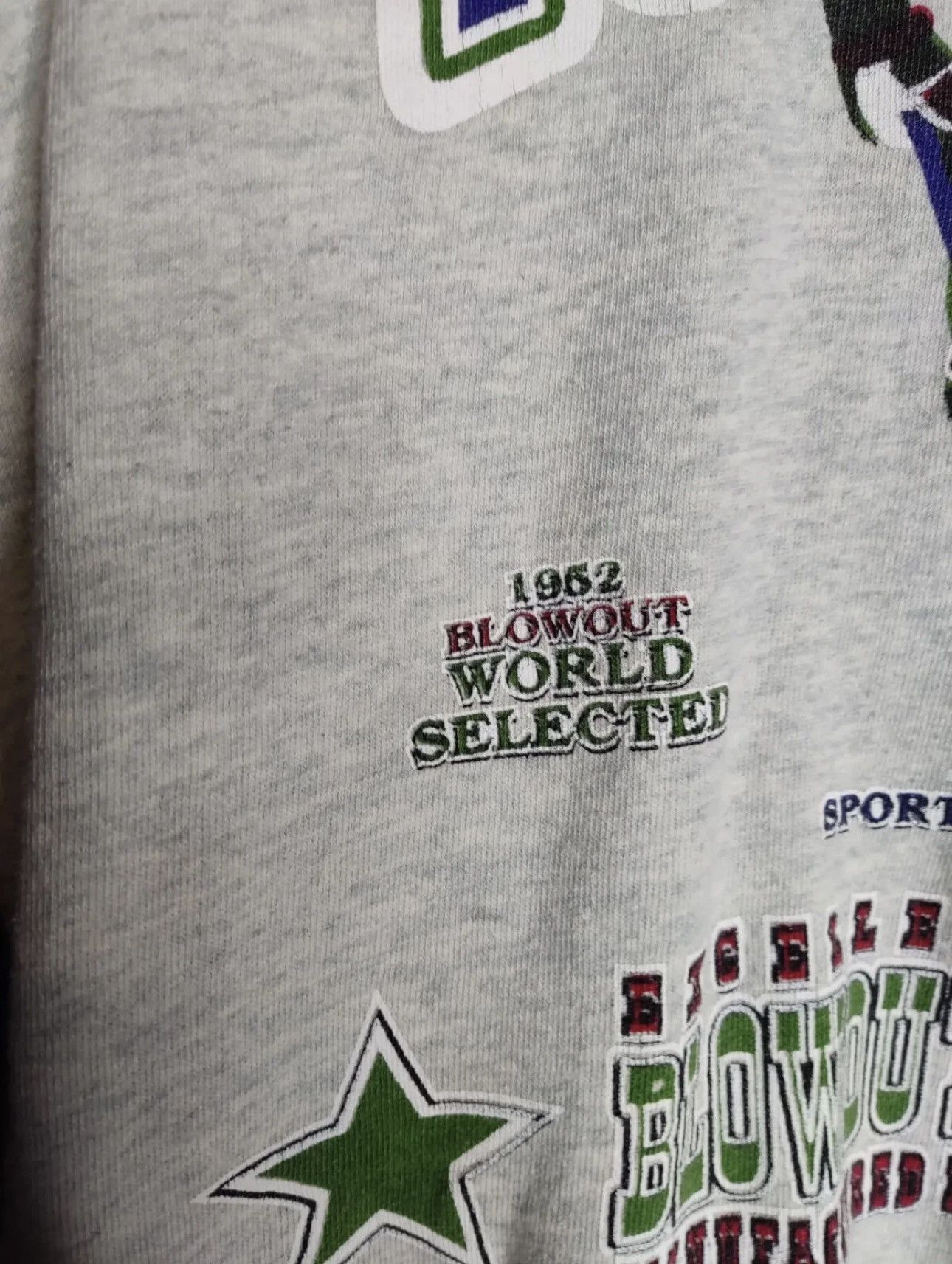 NHL Vintage Blowout Ice Hockey Sweatshirt Graphic Pullover Size US L / EU 52-54 / 3 - 3 Thumbnail