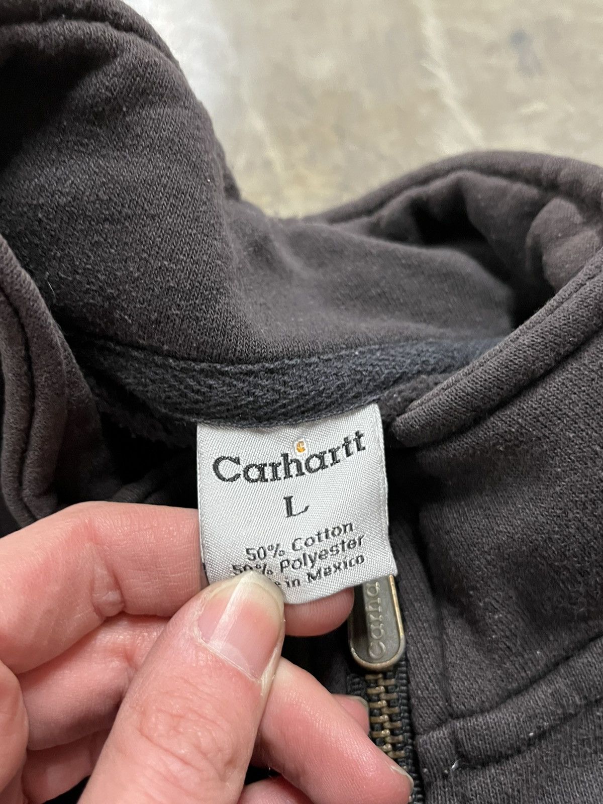 Carhartt × Vintage Carhartt zip up sweatshirt vintage streetwear hype rare Size US L / EU 52-54 / 3 - 6 Thumbnail