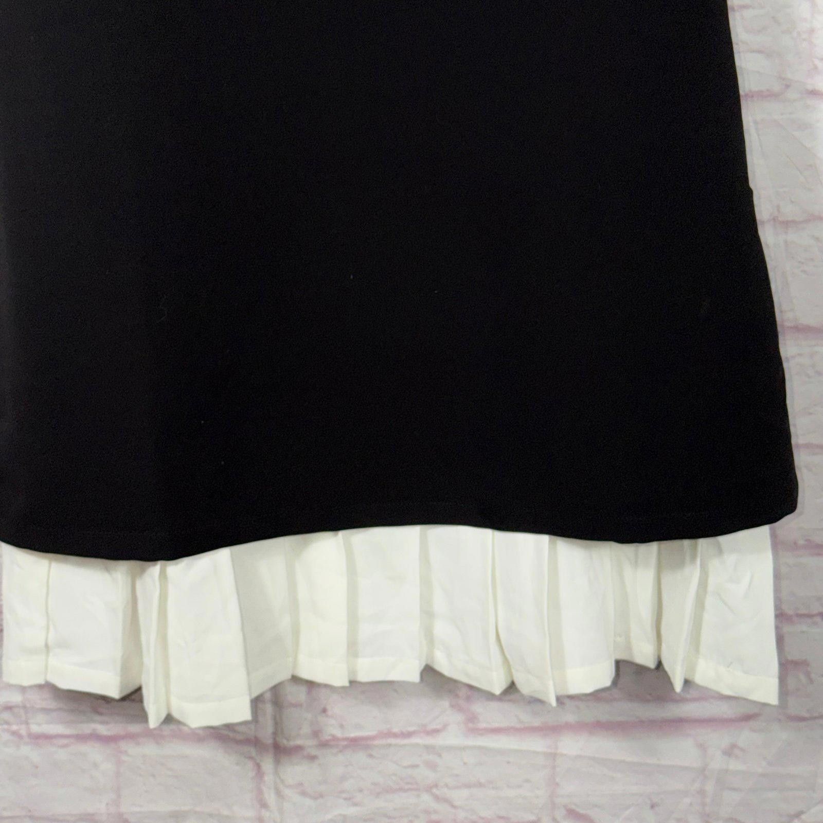 Other Commense Black Sleeveless Dress with Pleated Hem - XL NWT Size XL / US 12-14 / IT 48-50 - 4 Thumbnail