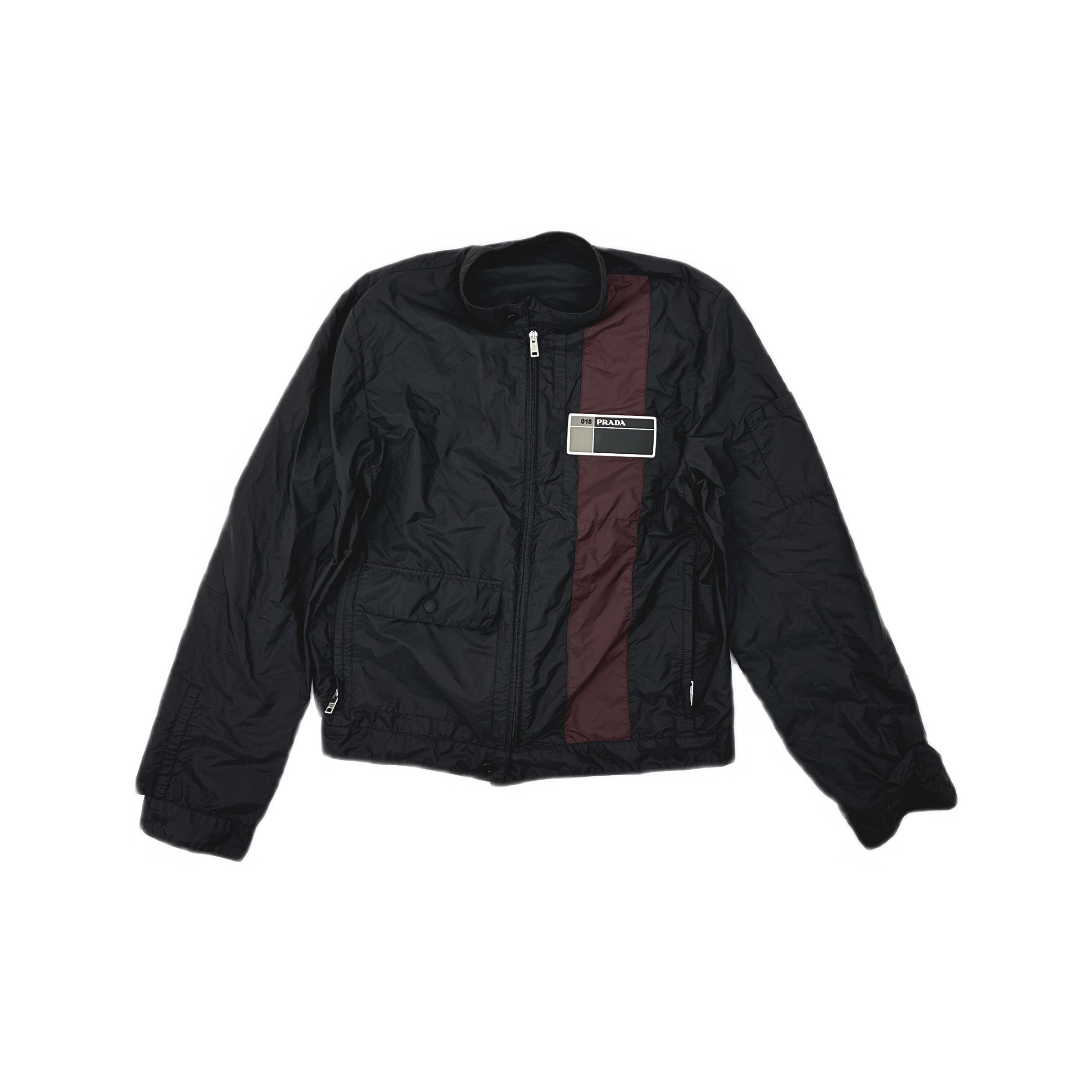 Prada Prada Nylon Stripe Logo Jacket Size M Size US M / EU 48-50 / 2 - 1 Thumbnail