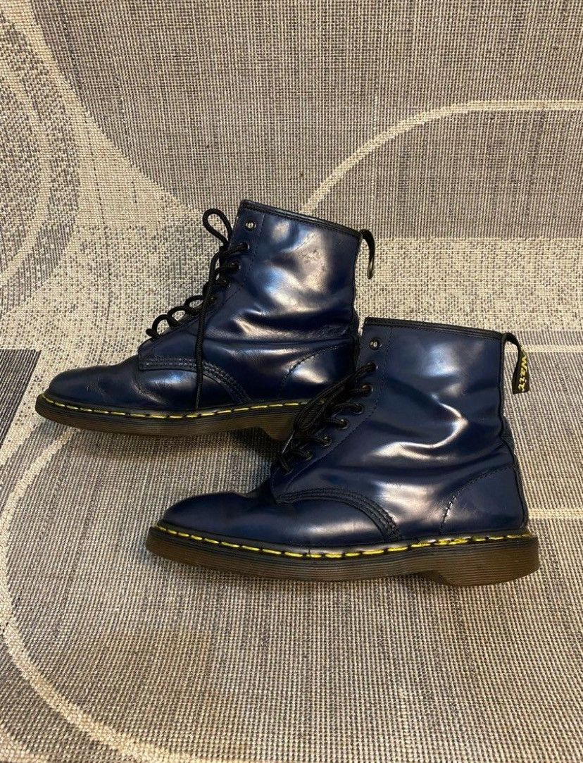 Dr. Martens Dr Martens 1460 Navy Smooth Size US 6.5 / EU 39-40 - 2 Thumbnail