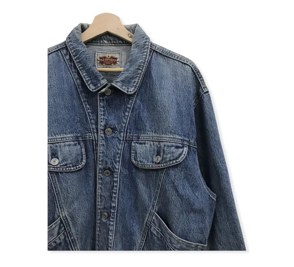 Japanese Brand Bj Spirit Trucker Denim Jacket Size US M / EU 48-50 / 2 - 4 Thumbnail