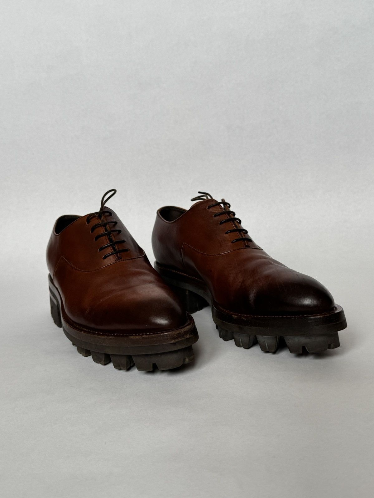 Prada Prada Monolith Leather lace ups Size 40 Size US 10 / IT 40 - 1 Thumbnail