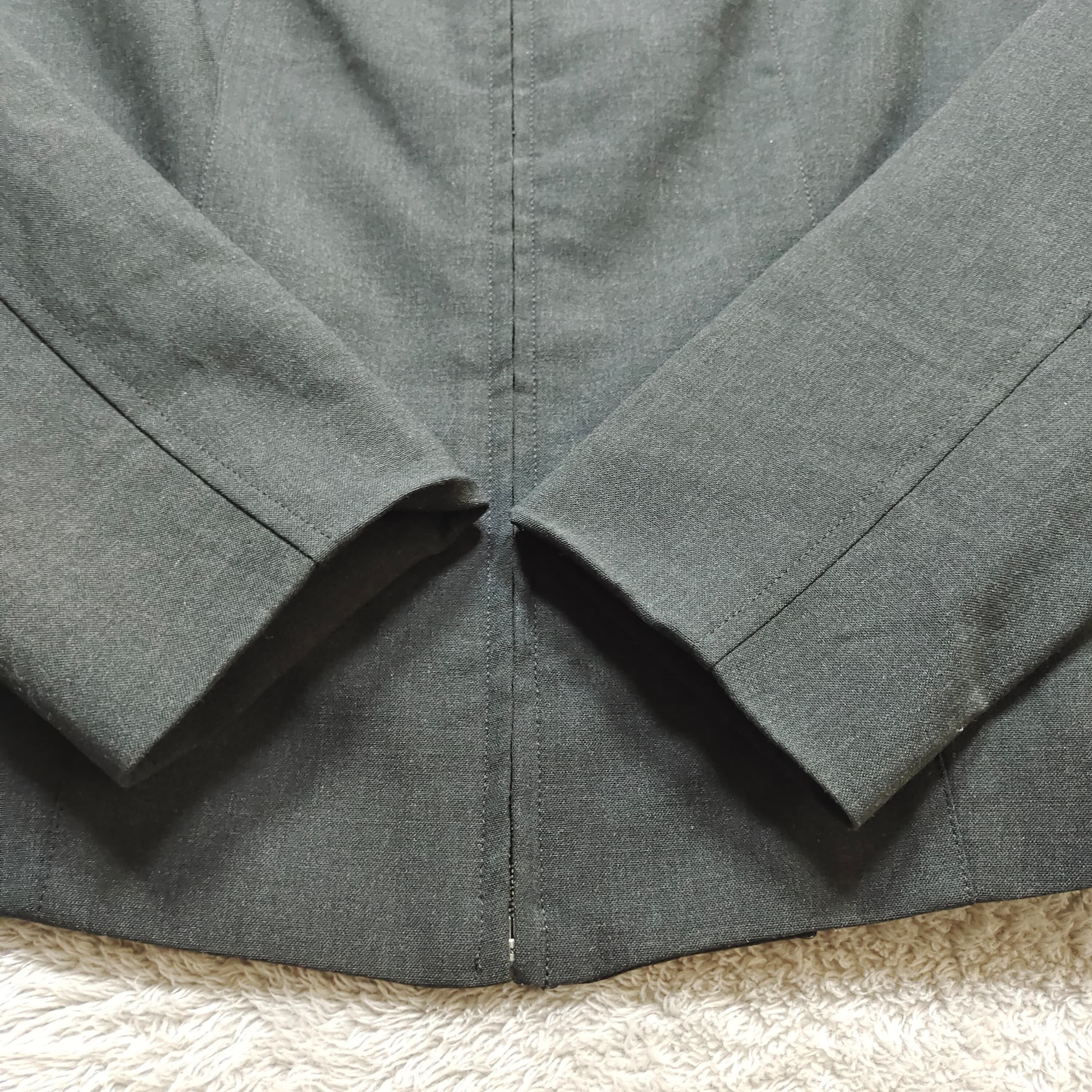 Calvin Klein Calvin Klein Women’s Zip-Up Blazer Modern Stand Collar Size M / US 6-8 / IT 42-44 - 4 Thumbnail