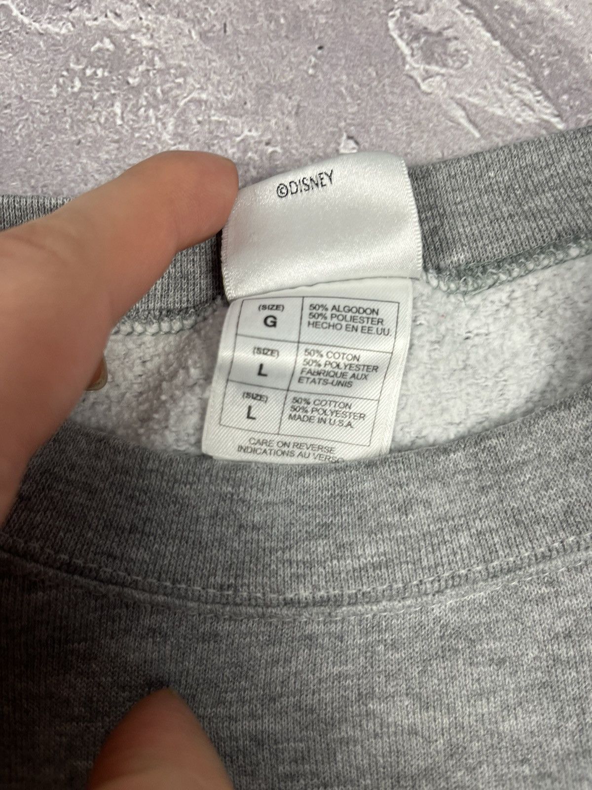 Disney Vintage 90s Walt Disney “That’s a Wrap” Grey Sweatshirt Size US L / EU 52-54 / 3 - 4 Thumbnail