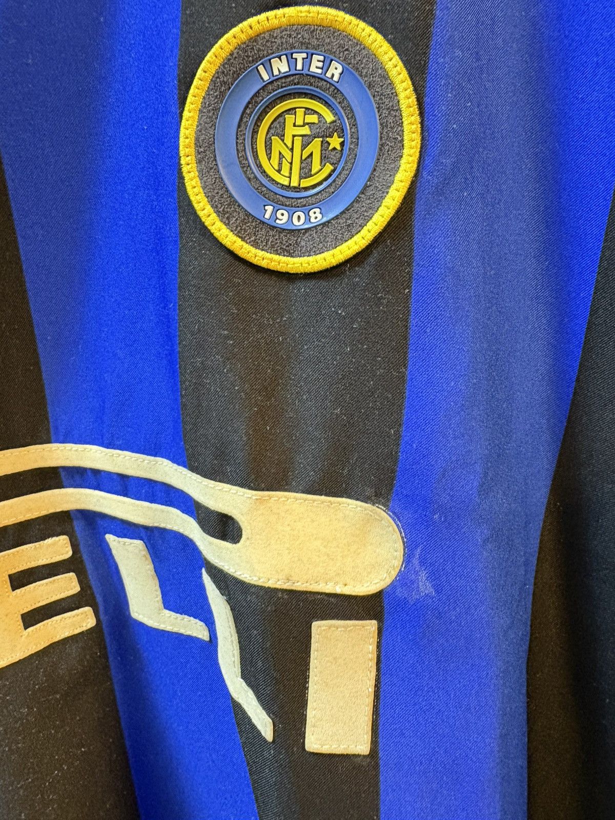 Nike Vintage 2002-2003 Inter Milan Home Kit ADRIANO 10 Size US XXL / EU 58 / 5 - 5 Thumbnail