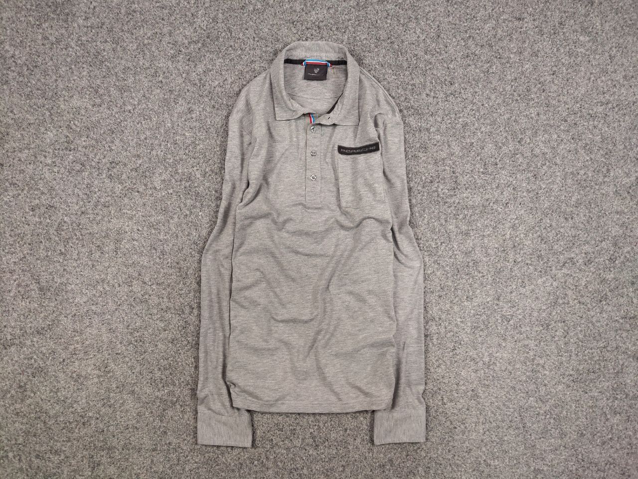 Japanese Brand Porsche Design Classic Herren Rugby Long Sleeve Polo Shirt Size US L / EU 52-54 / 3 - 1 Thumbnail