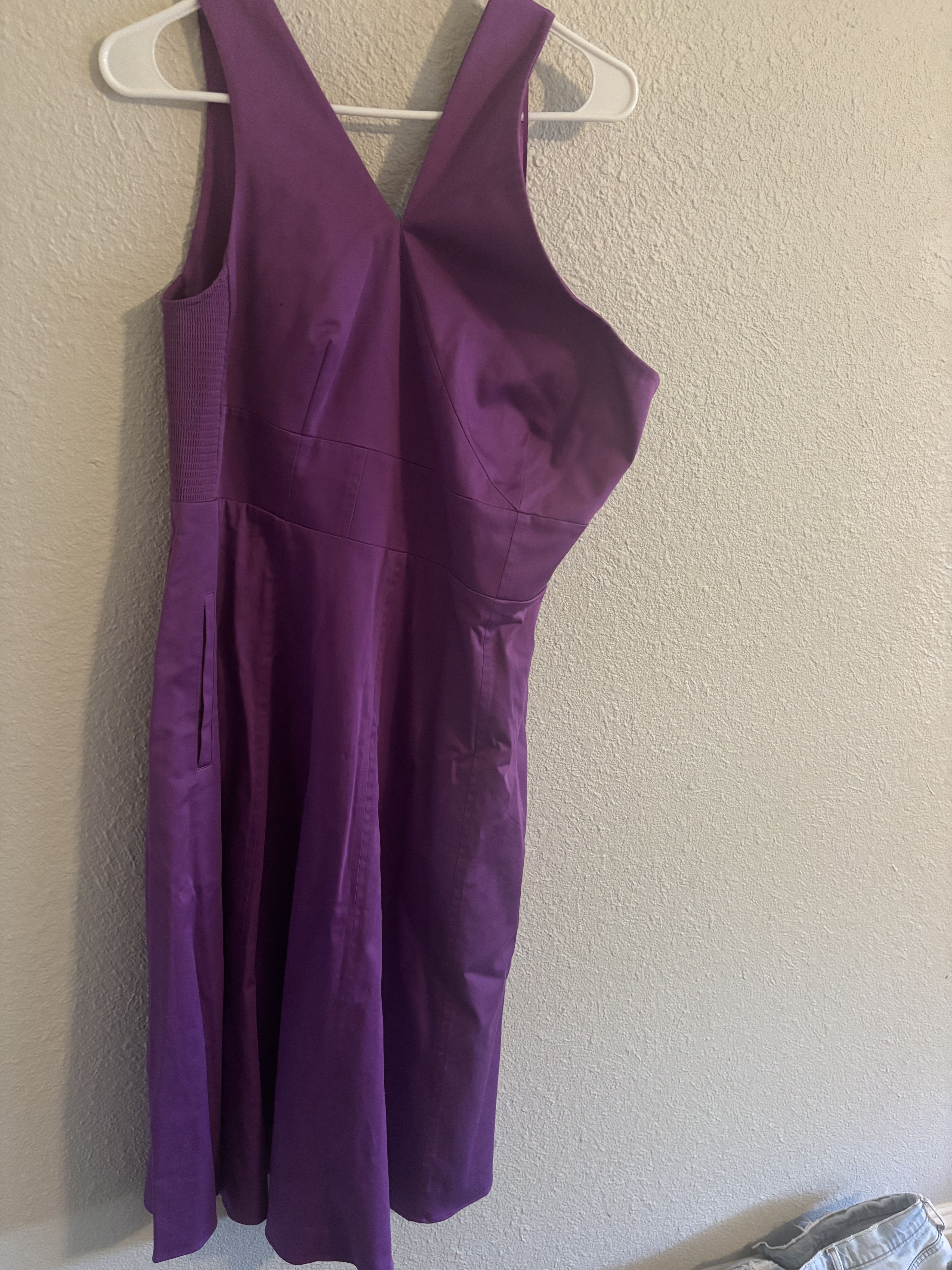 ME+EM One Shoulder Purple Dress Size XL / US 12-14 / IT 48-50 - 2 Thumbnail