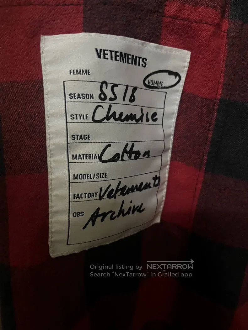 Vetements Vetements Plaid Bathrobe Jacket Size US L / EU 52-54 / 3 - 3 Thumbnail