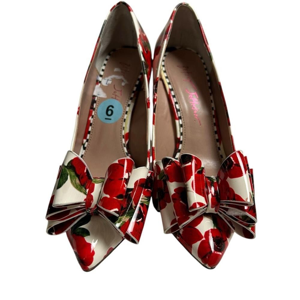Designer Betsy Johnson l Fruit Floral Patent Pumps Size 6 Size US 6 / IT 36 - 4 Thumbnail