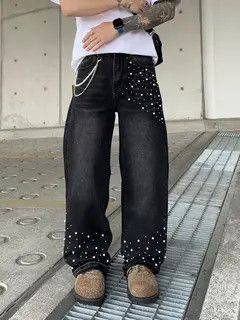 Jean Black PU Leather Matsuzaka x Yui Size US 30 / EU 46 - 5 Thumbnail