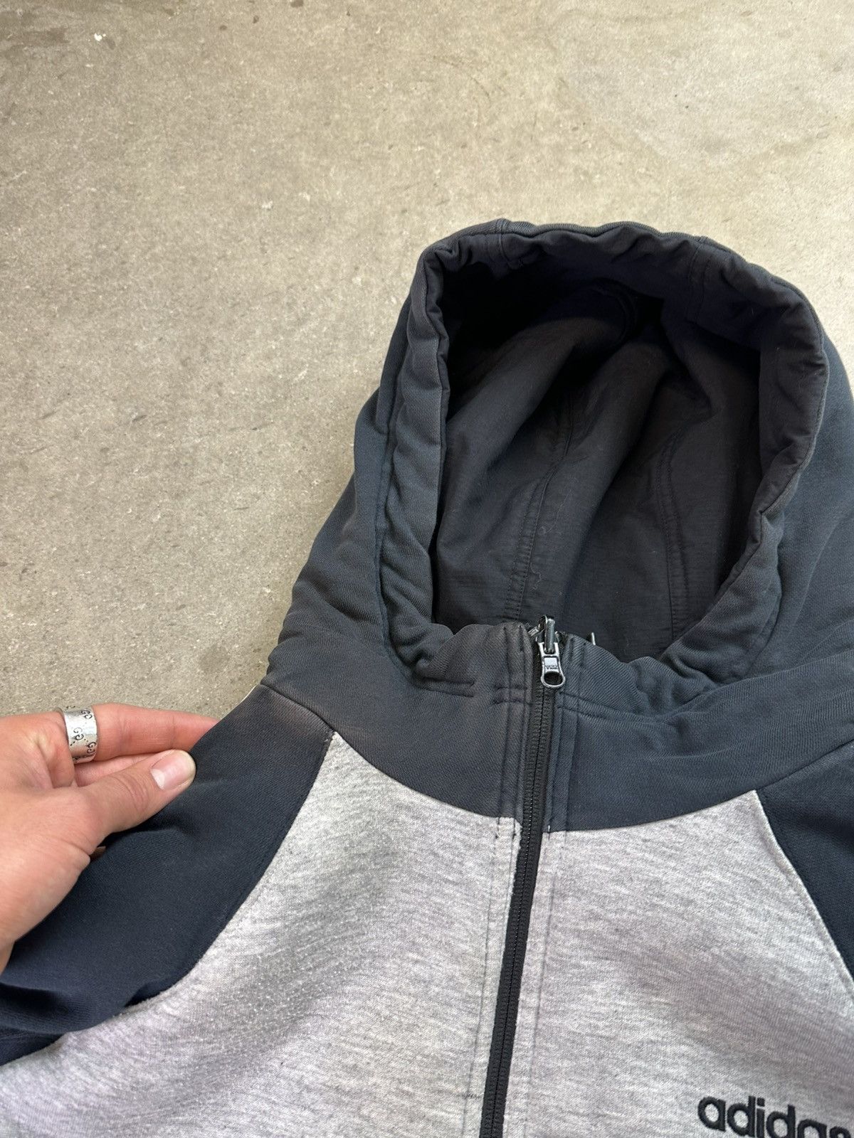 Adidas × Vintage vintage 90s adidas reversible puffer jacket xxl Size US XXL / EU 58 / 5 - 8 Thumbnail