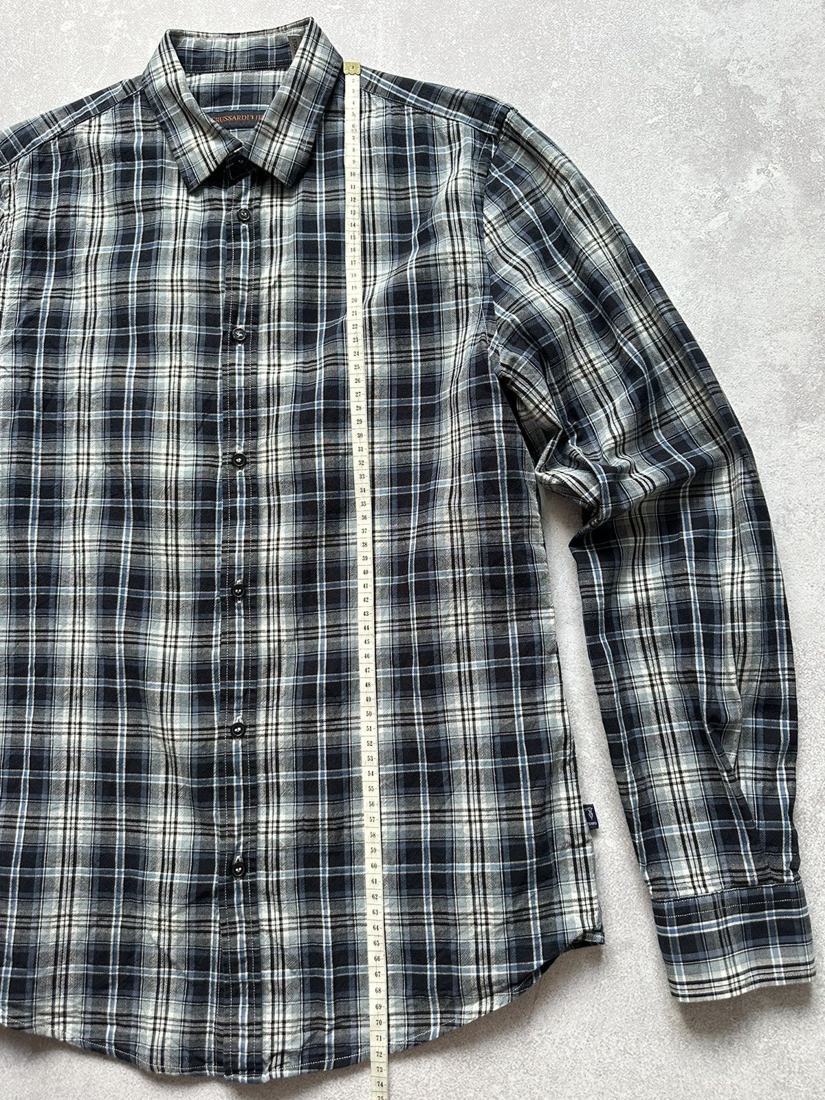 Trussardi × Vintage Shirt Trussardi jeans vintage streetwear size 39 Size US M / EU 48-50 / 2 - 6 Thumbnail
