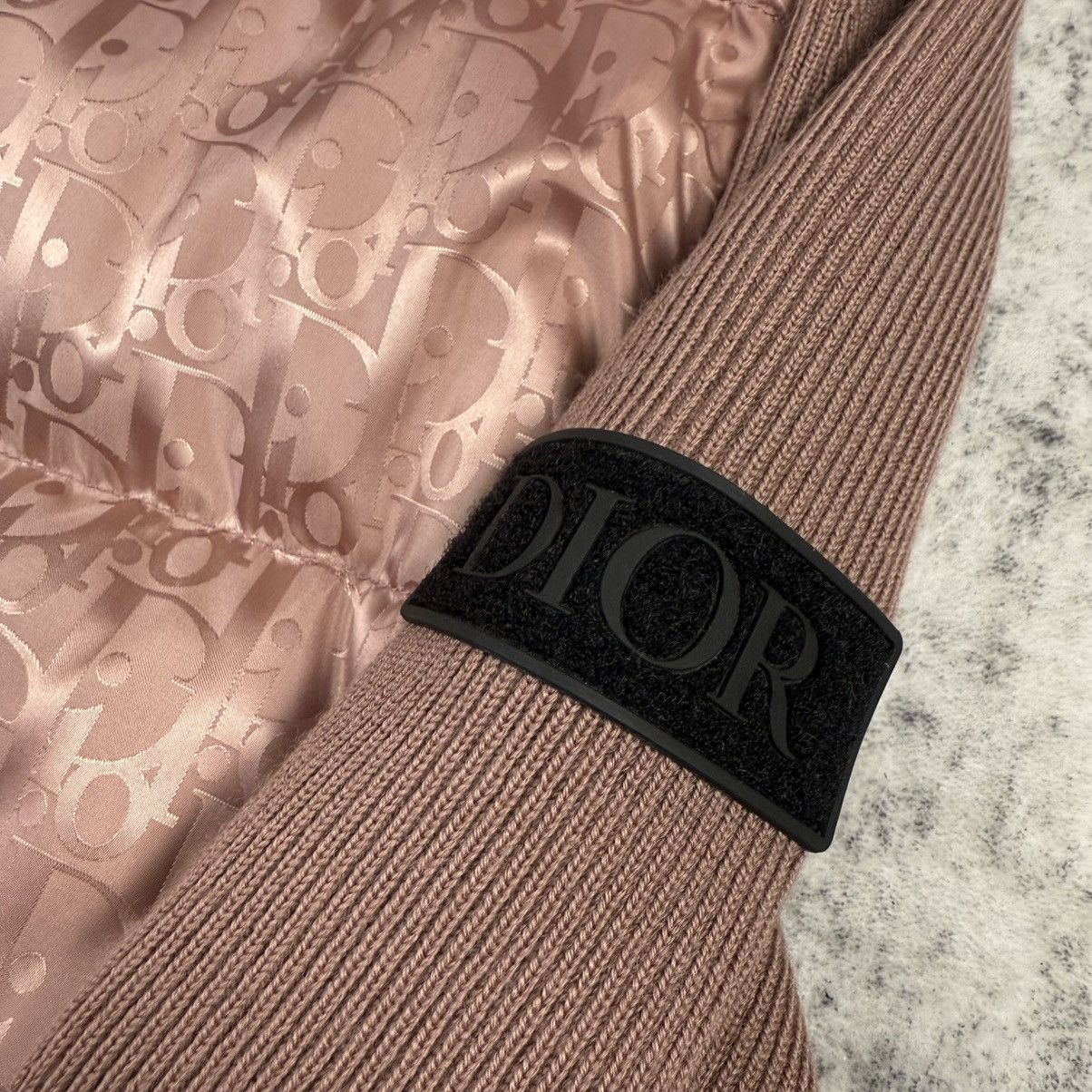Dior Dior Oblique Knit Down ʼRose’ Jacket Size US S / EU 44-46 / 1 - 4 Thumbnail