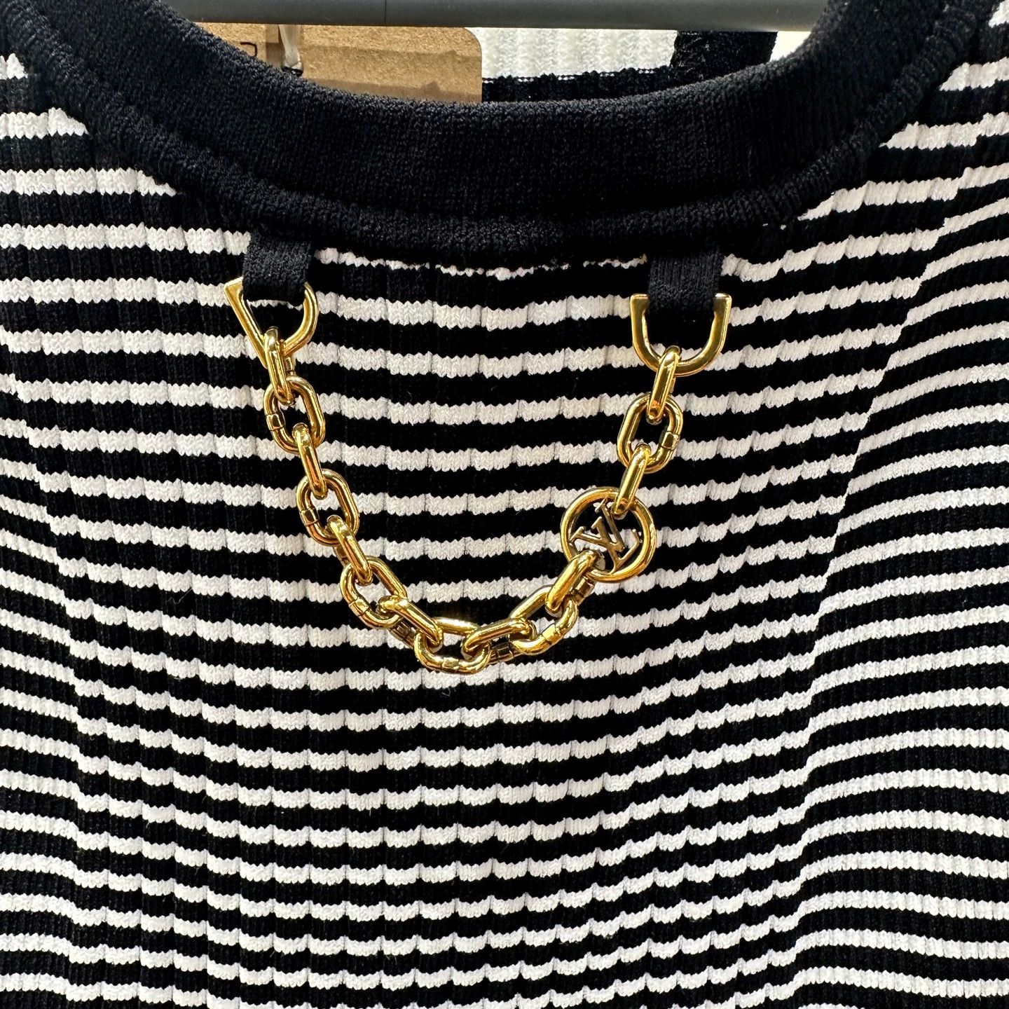 Louis Vuitton Louis Vuitton Chain Stripe Casual Cami S Size S / US 4 / IT 40 - 6 Thumbnail