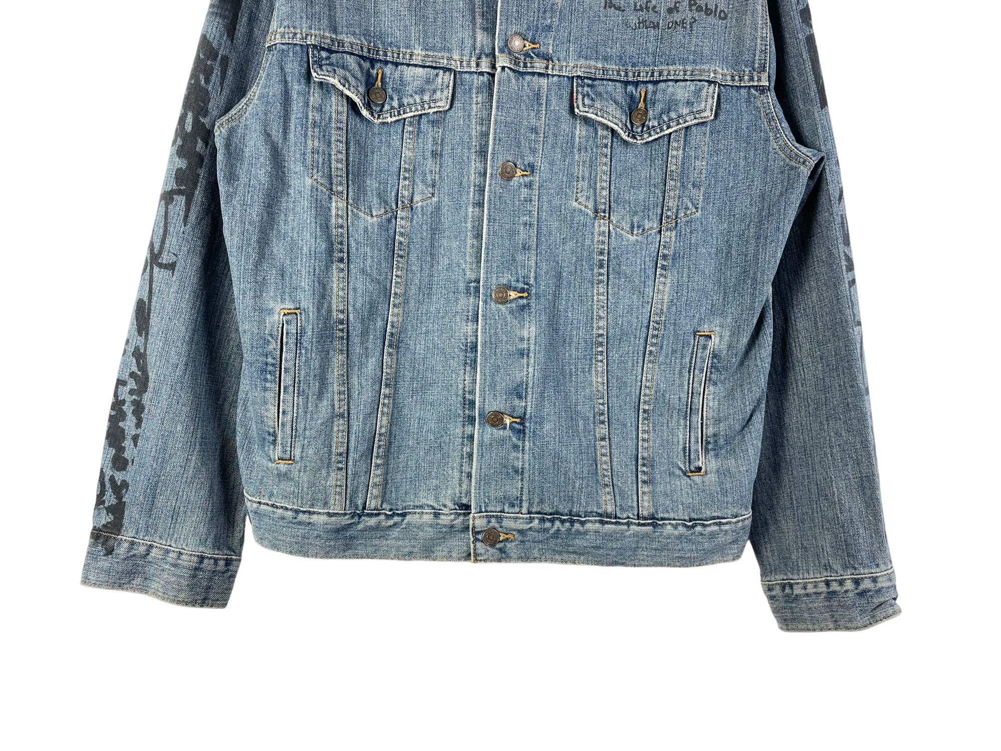Levi's Levi’s Kanye West TLOP 2016 Graffiti Denim Jacket Size US XL / EU 56 / 4 - 4 Thumbnail