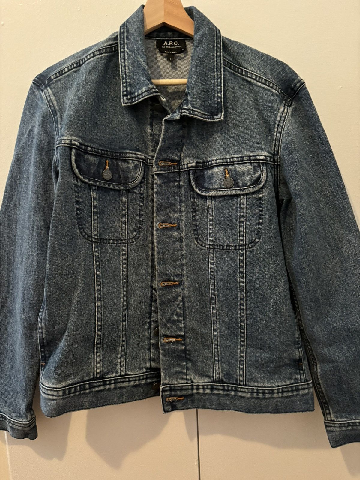 A.P.C. APC Howl denim jacket Grailed