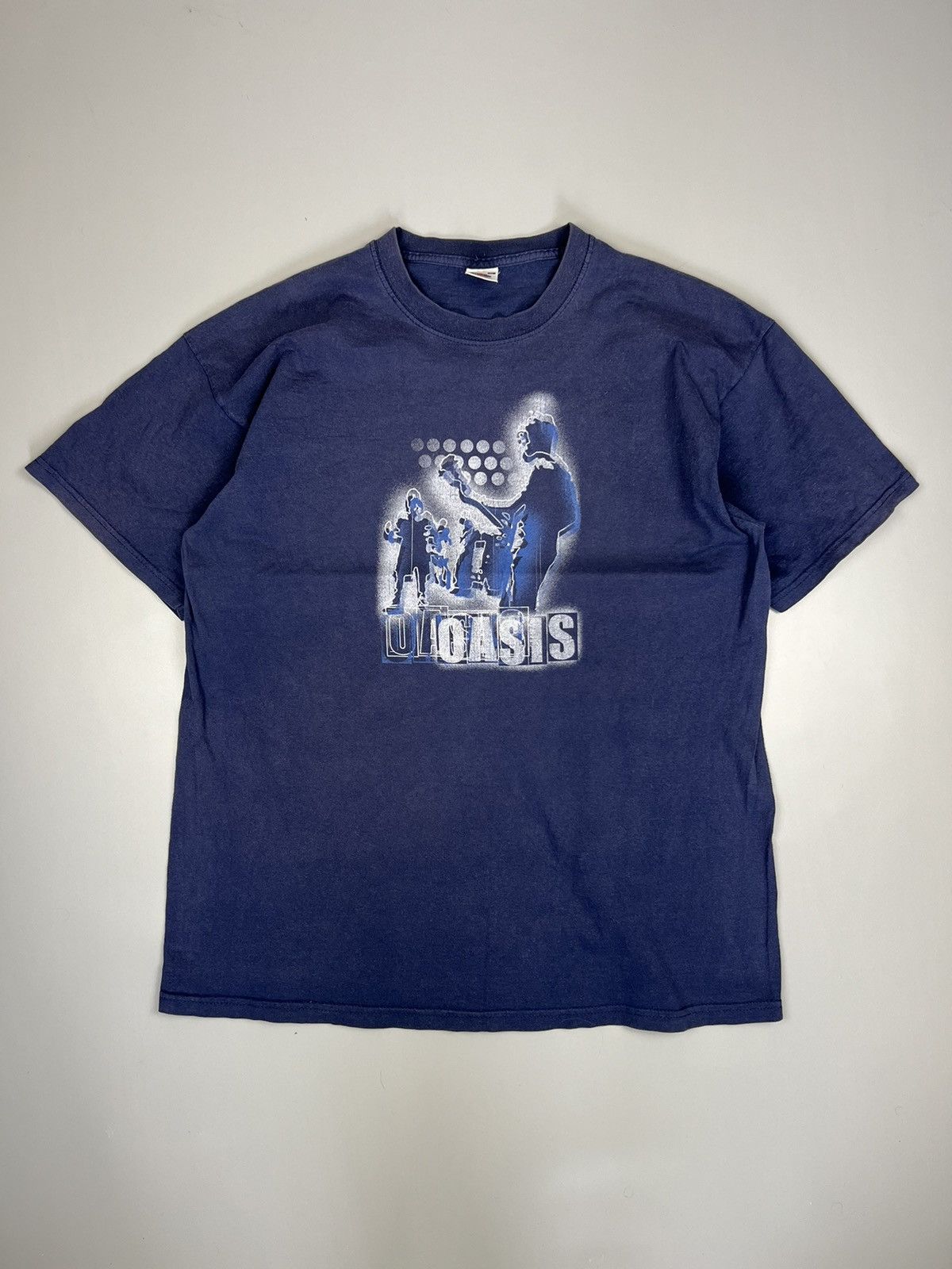 Band Tees × Vintage Vintage y2k oasis rock tshirt big print Size US L / EU 52-54 / 3 - 1 Thumbnail