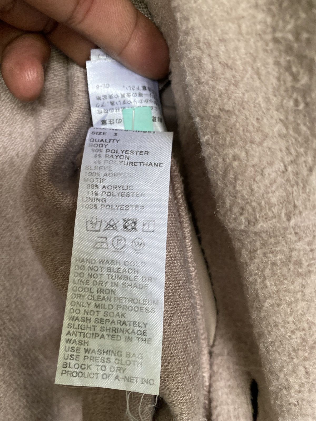 Ne-Net Ne-Net Cardigan Long Sweaters Fleece Size XXS / US 00 / IT 34 - 9 Thumbnail