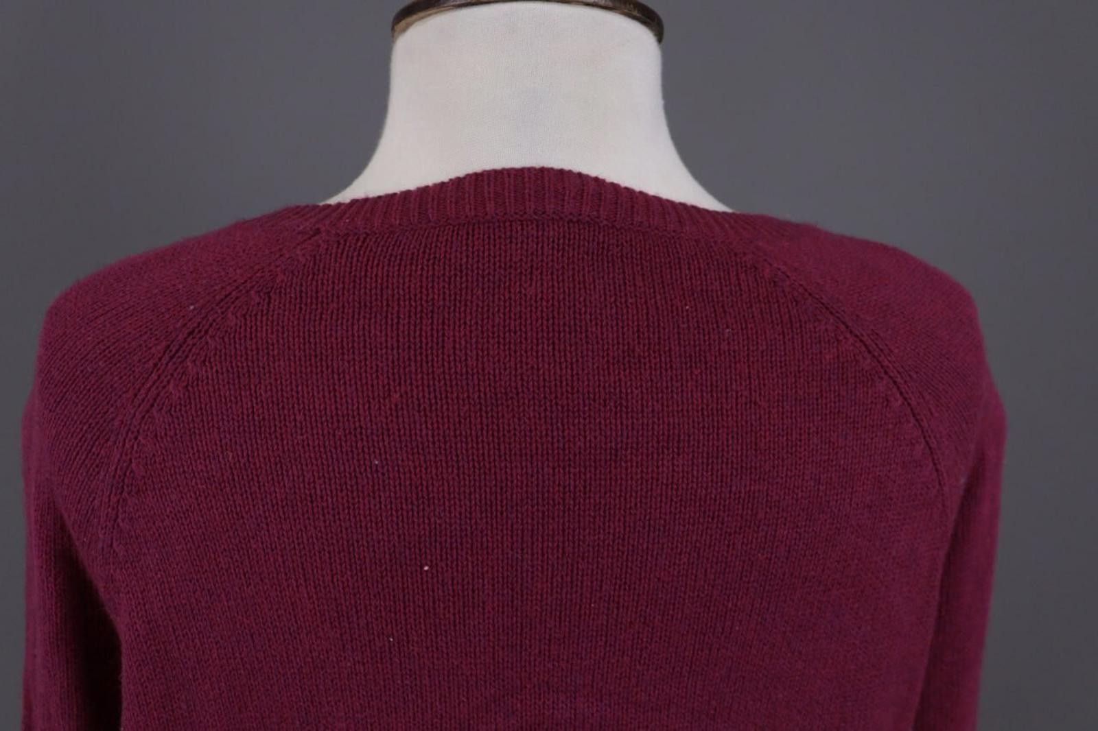 Eileen Fisher Eileen Fisher Burgubdy Lagenlook Cotton Sweater Size M Size M / US 6-8 / IT 42-44 - 12 Thumbnail