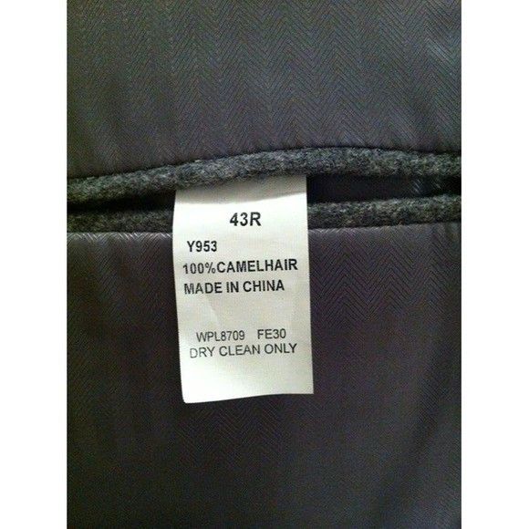 Club Room CLUB ROOM MEN'S 100%CAMELHAIR SPORT COAT JACKET BLAZER 43R Size 42R - 10 Thumbnail