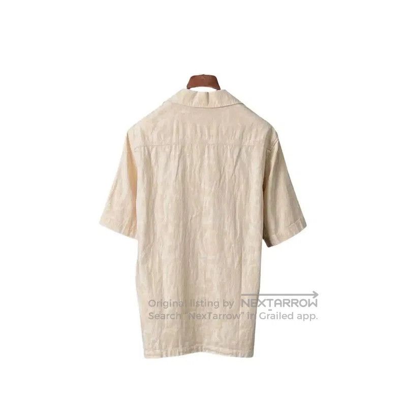 Versace Versace Beige Cotton Short Sleeve Shirt for Summer . Size US S / EU 44-46 / 1 - 2 Thumbnail