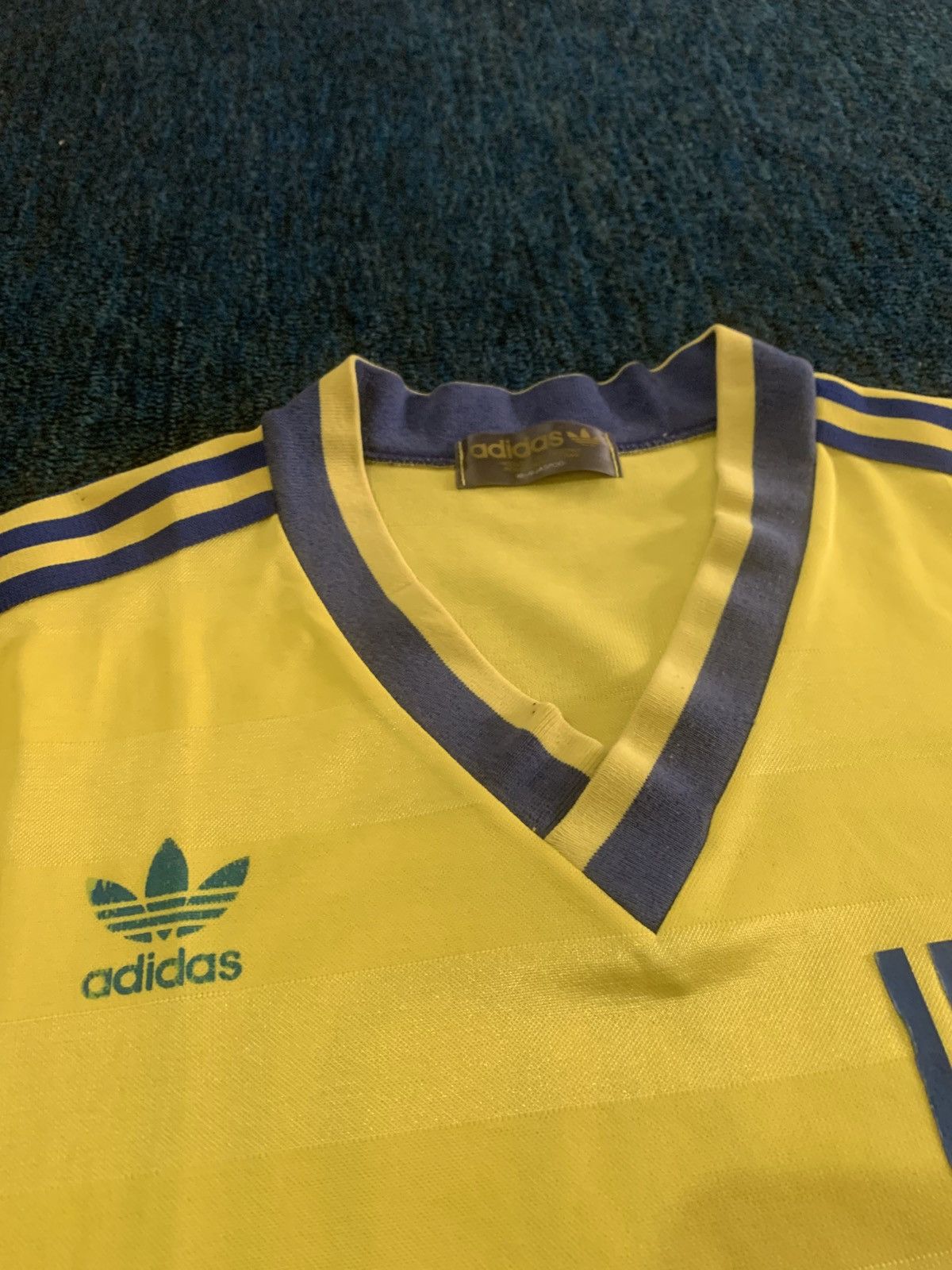 Adidas Vtg Jersey Adidas 80s Rare Size US M / EU 48-50 / 2 - 3 Thumbnail