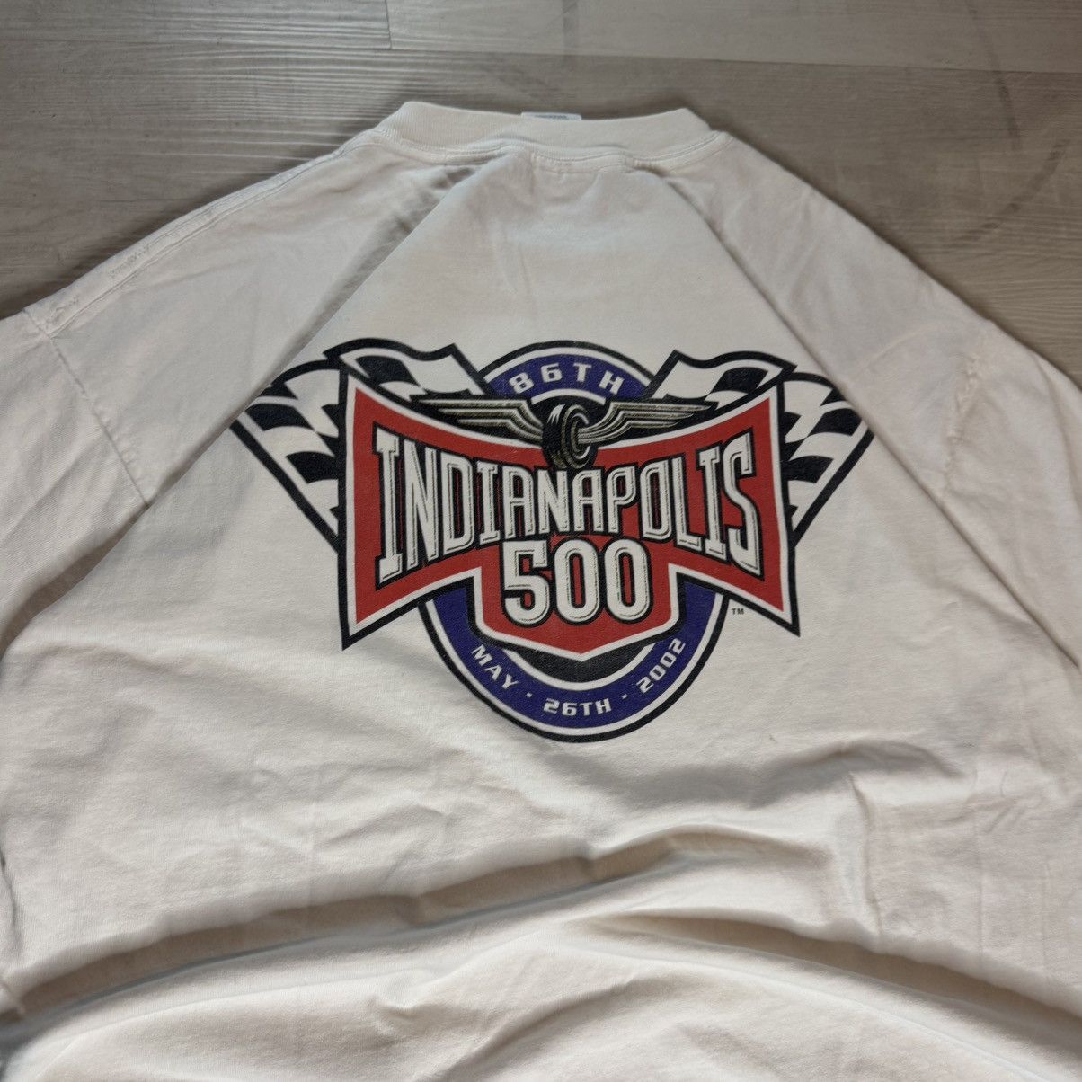 NASCAR × Vintage 2002 White NASCAR Indianapolis 500 Size US XL / EU 56 / 4 - 2 Thumbnail