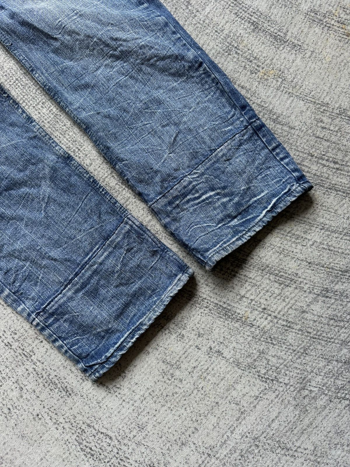 Japanese Brand Vintage Double Waist Wild Life Wash Jeans Size US 34 / EU 50 - 5 Thumbnail