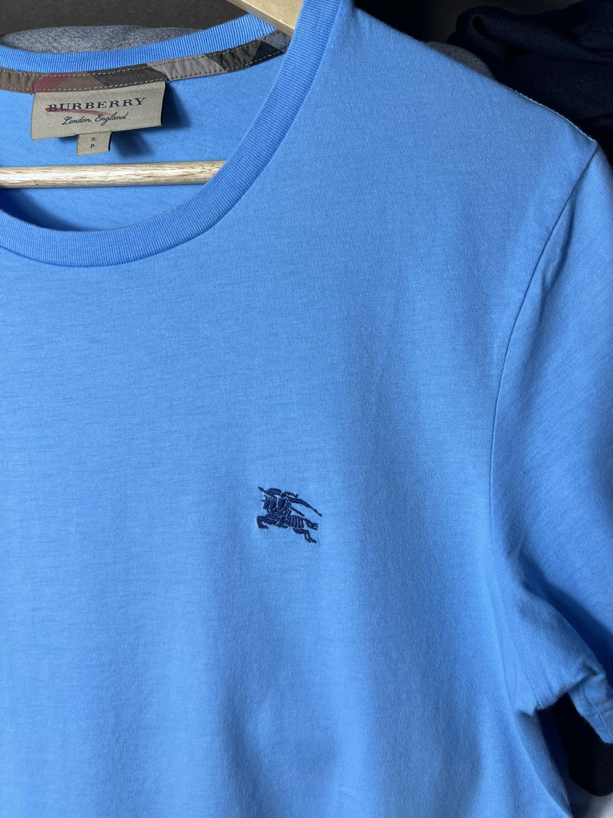 Burberry 👕 Burberry London England Logo T-Shirt — Light Blue — Size S Size US S / EU 44-46 / 1 - 4 Thumbnail