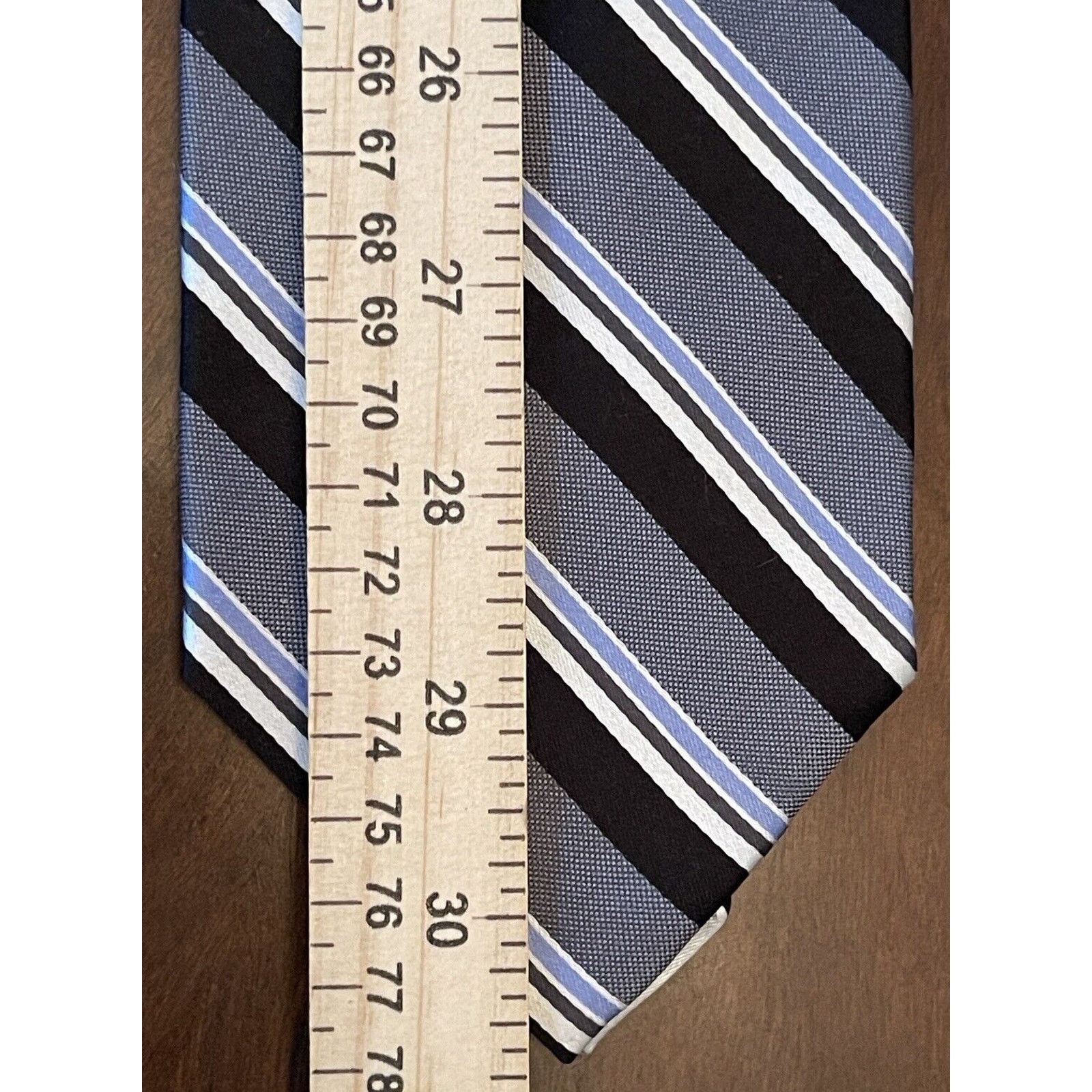 Stafford Stafford Black Gray Blue HandMade 100% Silk Made in China XL Size ONE SIZE - 5 Thumbnail