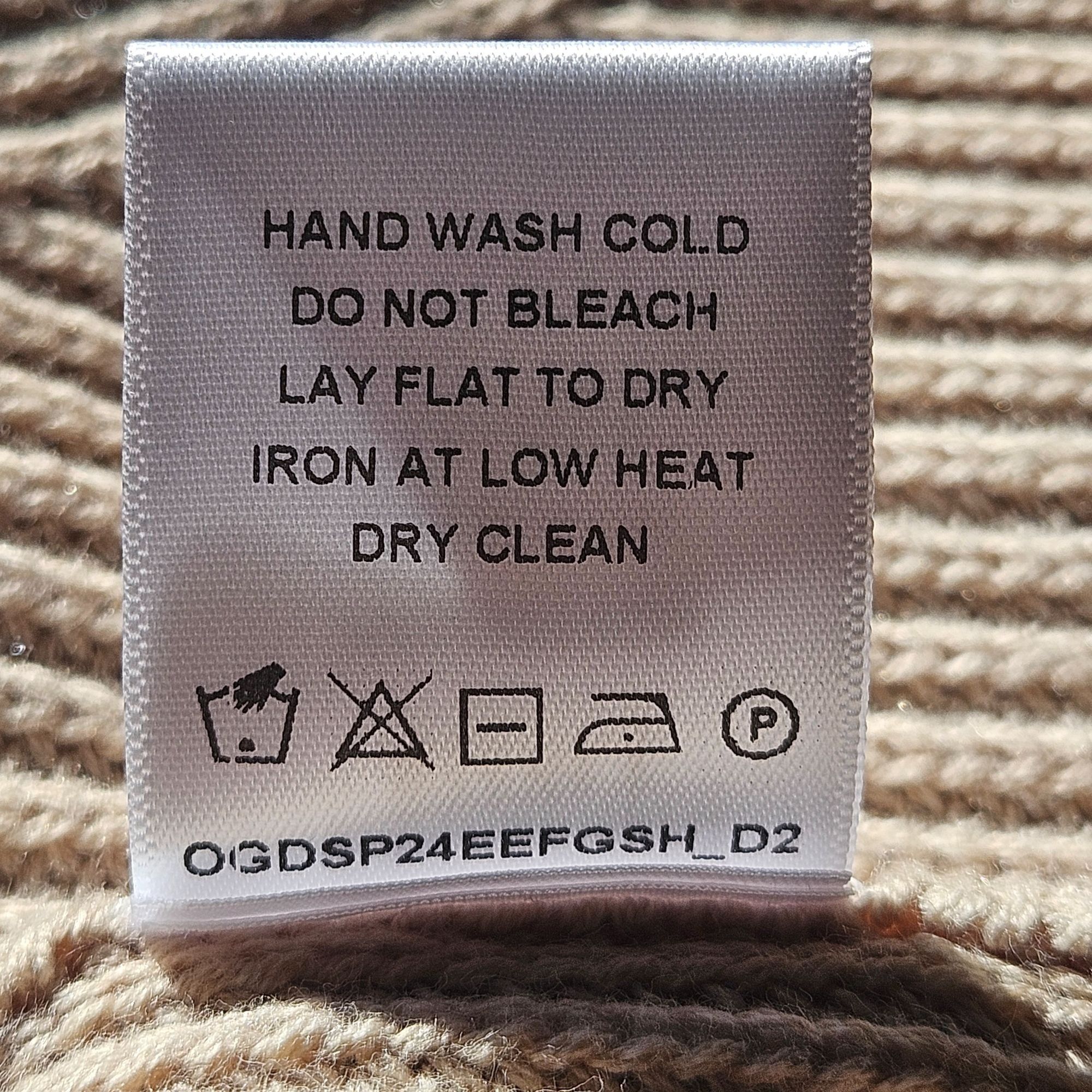 Other OGD Women’s Knit Sweater Tank Beige S – Clean Girl, Quiet Lu Size S / US 4 / IT 40 - 7 Thumbnail