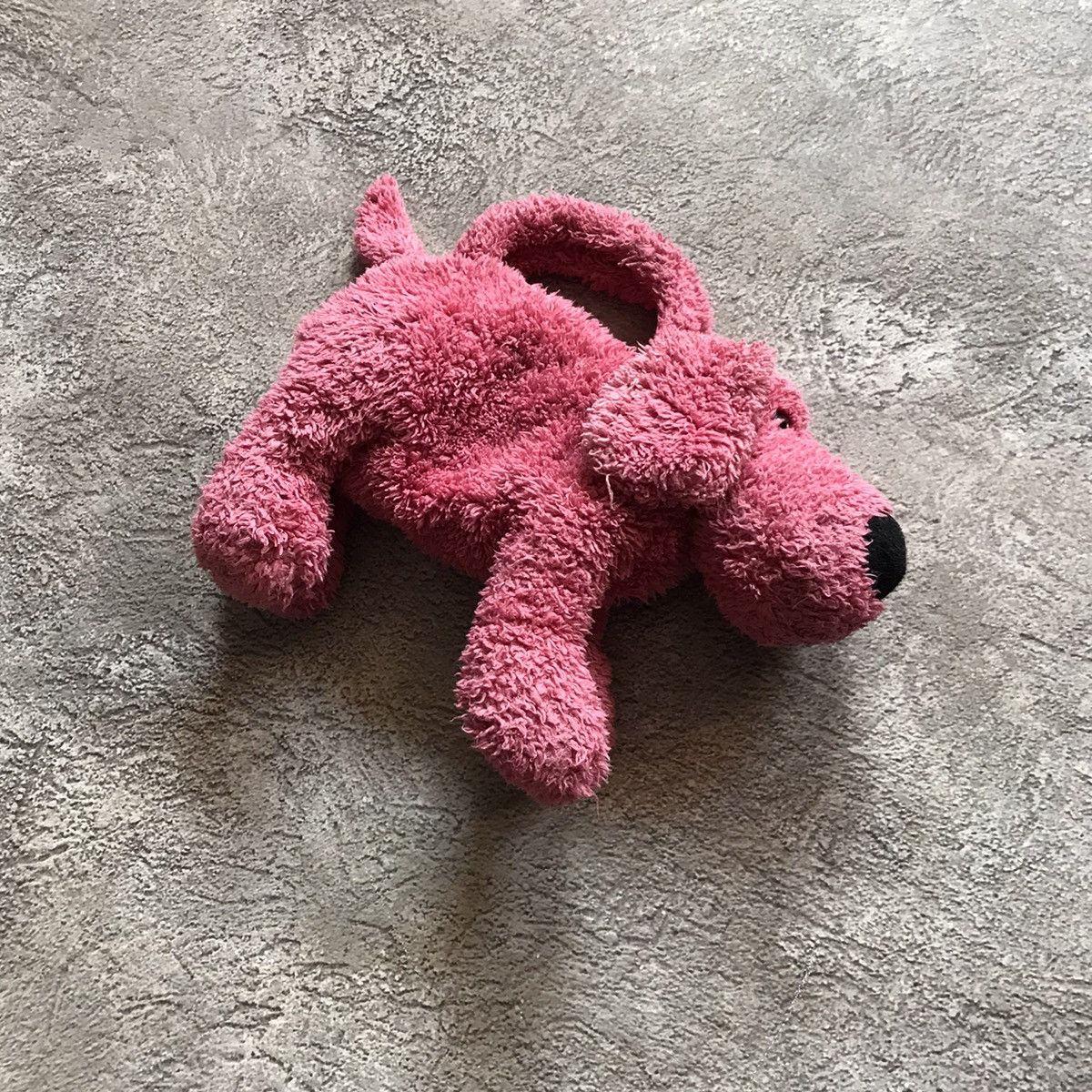 Vintage Vintage Y2K Pink Plush Dog Backpack Toy Streetwear Baggy OS Size ONE SIZE - 3 Thumbnail