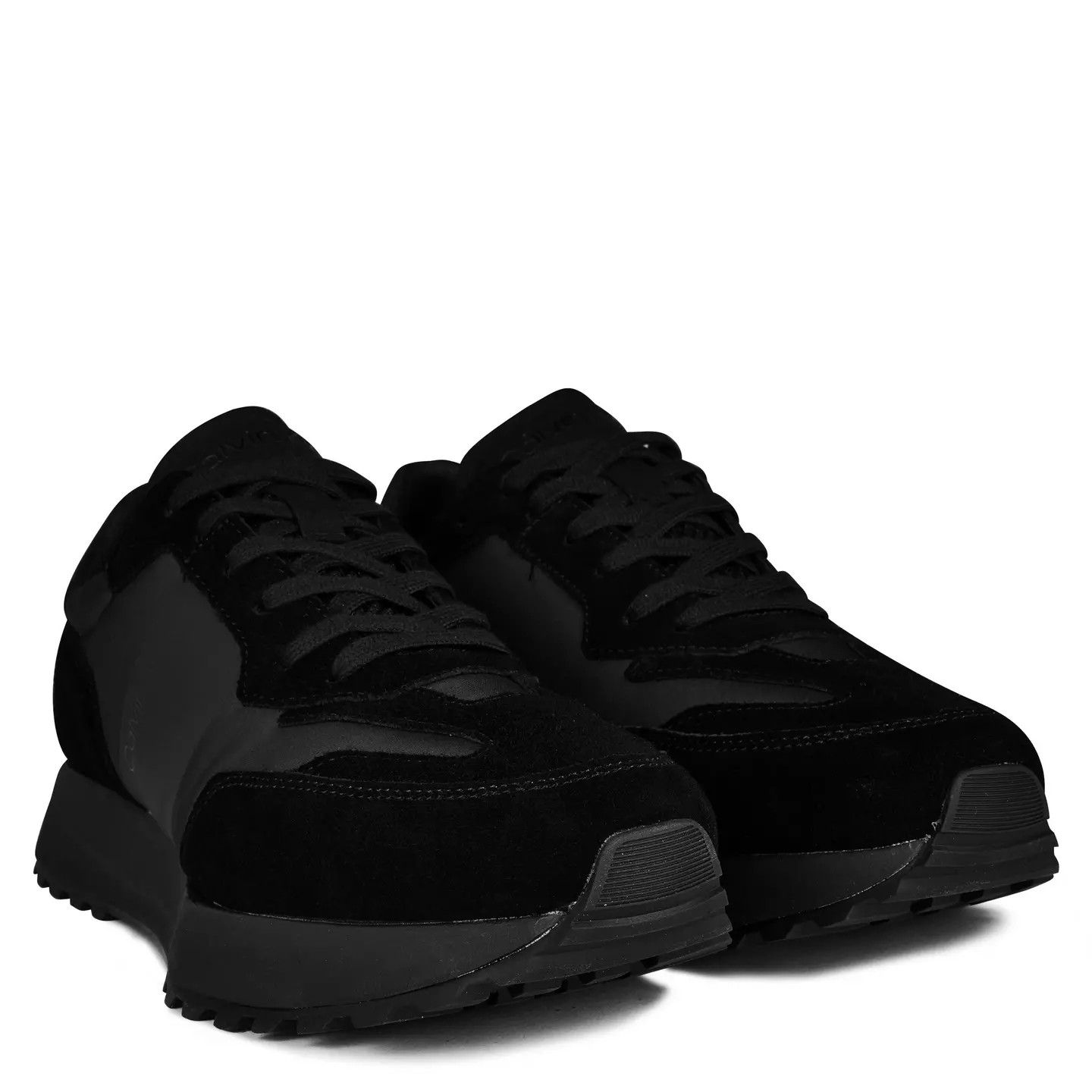 Calvin Klein o1g2r1mq0426 Suede Trainers in Black Size US 13 / EU 46 - 4 Thumbnail
