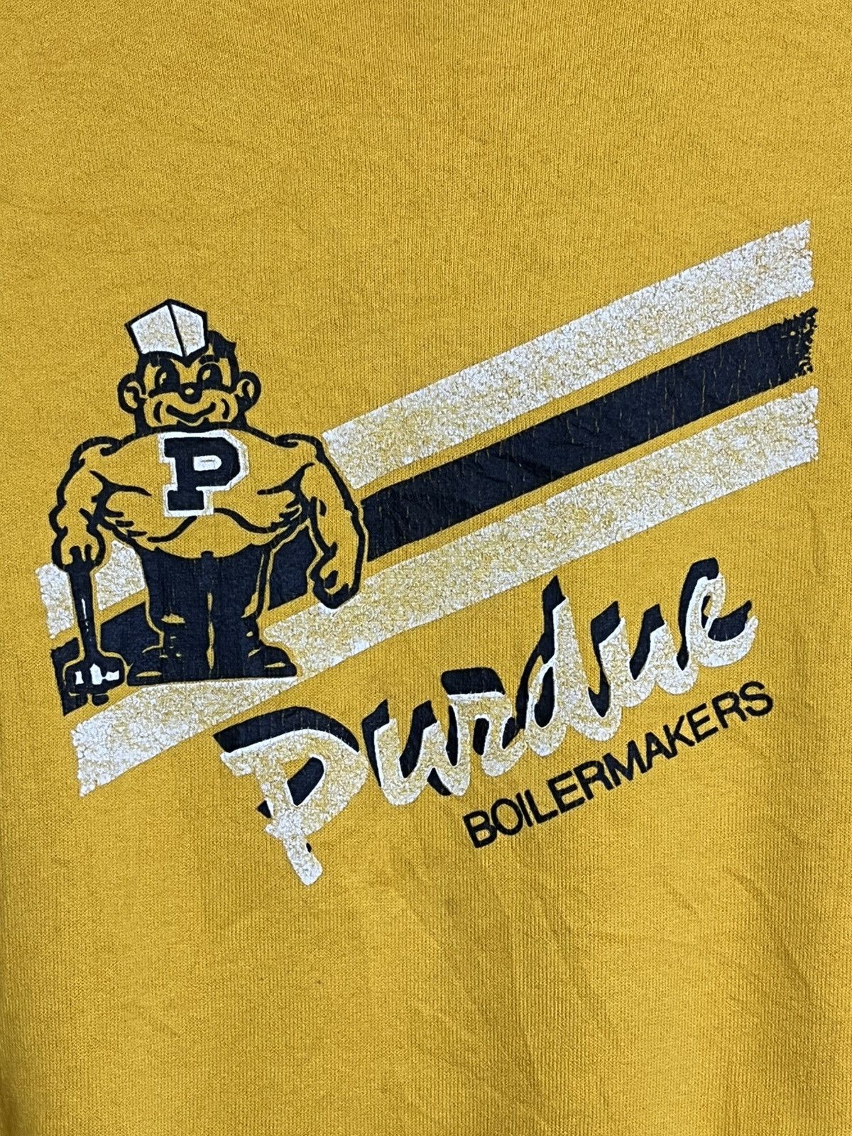 Vintage RARE🔥VINTAGE PURDUE BOILERMAKERS TEAM PULLOVER SWEATSHIRT Size US XL / EU 56 / 4 - 3 Thumbnail