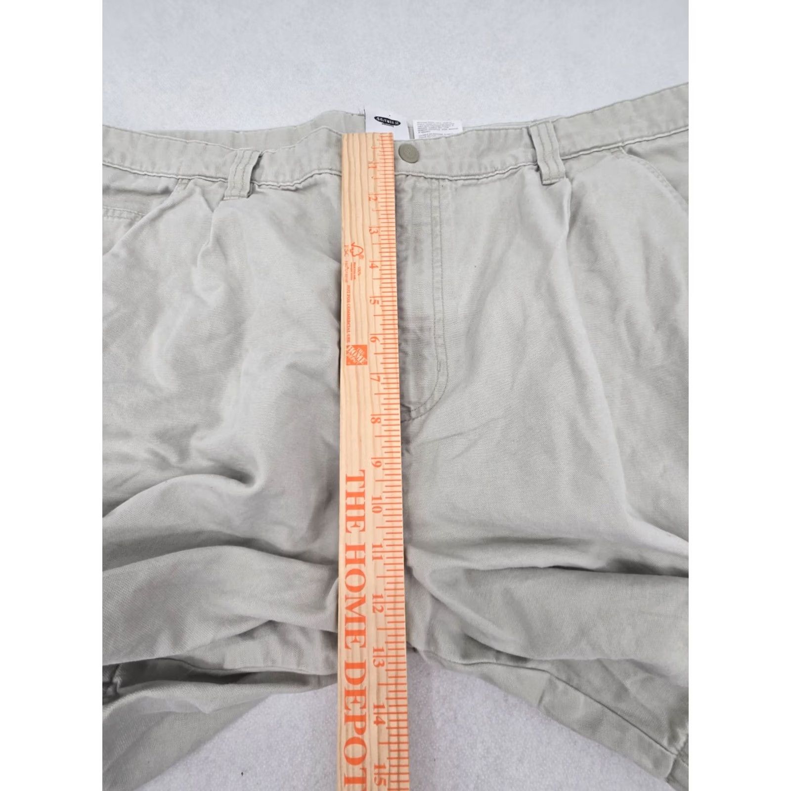 Vintage Columbia Cargo Shorts 44 Beige Canvas Outdoors Flat Front Hiking Men Size US 44 / EU 60 - 5 Thumbnail