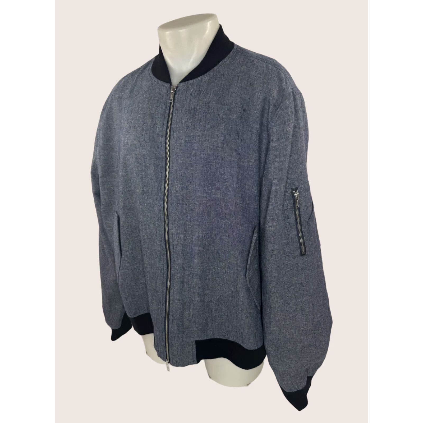 7 For All Mankind 7 FOR ALL MANKIND Mens XXL Bomber Full Zip Jacket Blue 2XL Regular Size 7 For All Mankind Jacket Bomber Full Zip Mens Brown? Size US XXL / EU 58 / 5 - 1 Thumbnail