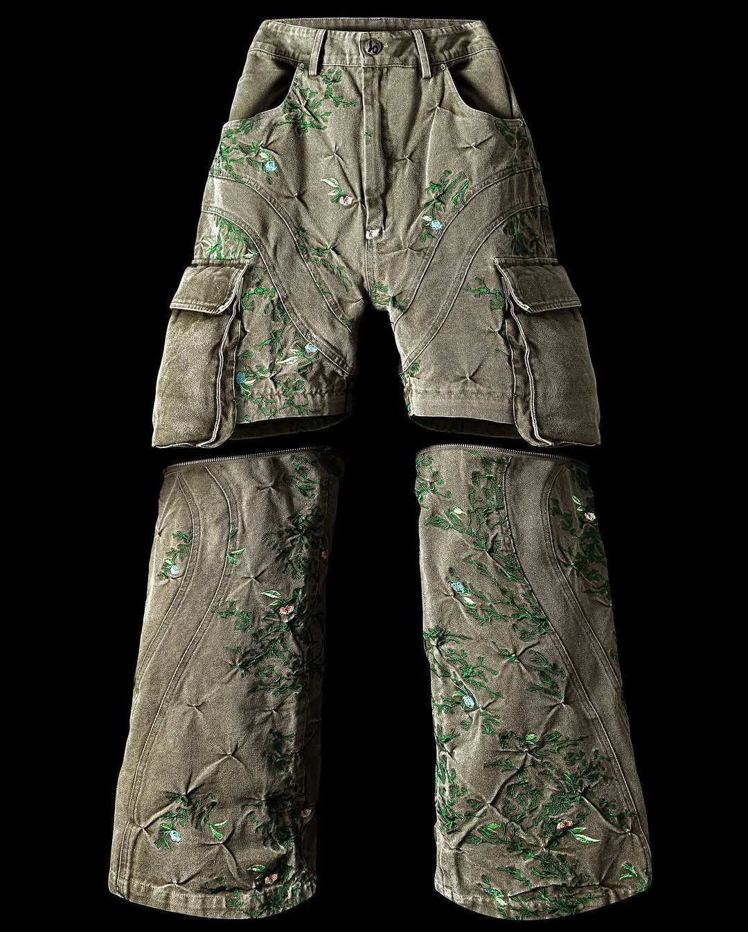 Bad Son Bad Son Overgrowth Convertible Pants BadSon Denim Cargo Jean Size US 30 / EU 46 - 8 Thumbnail