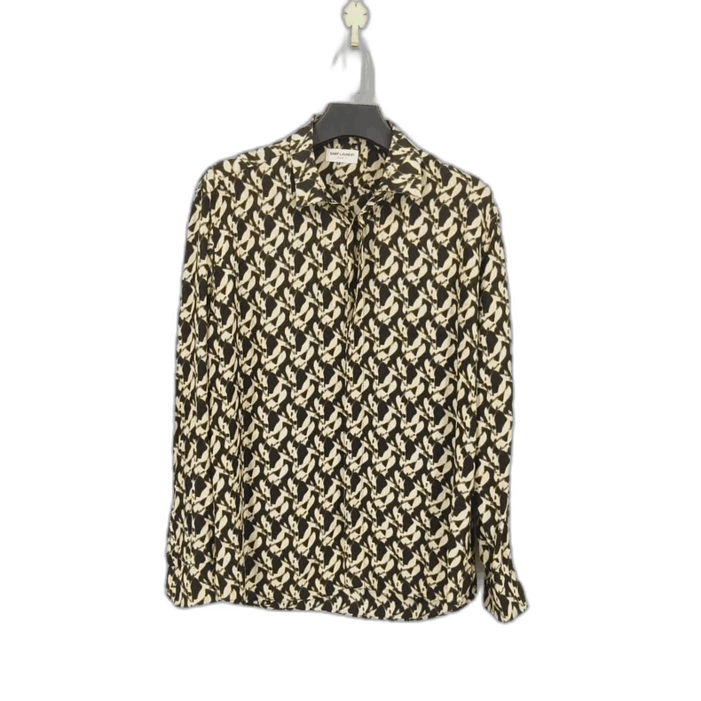 Saint Laurent Paris floral silk shirt by saint laurent Size US M / EU 48-50 / 2 - 1 Thumbnail