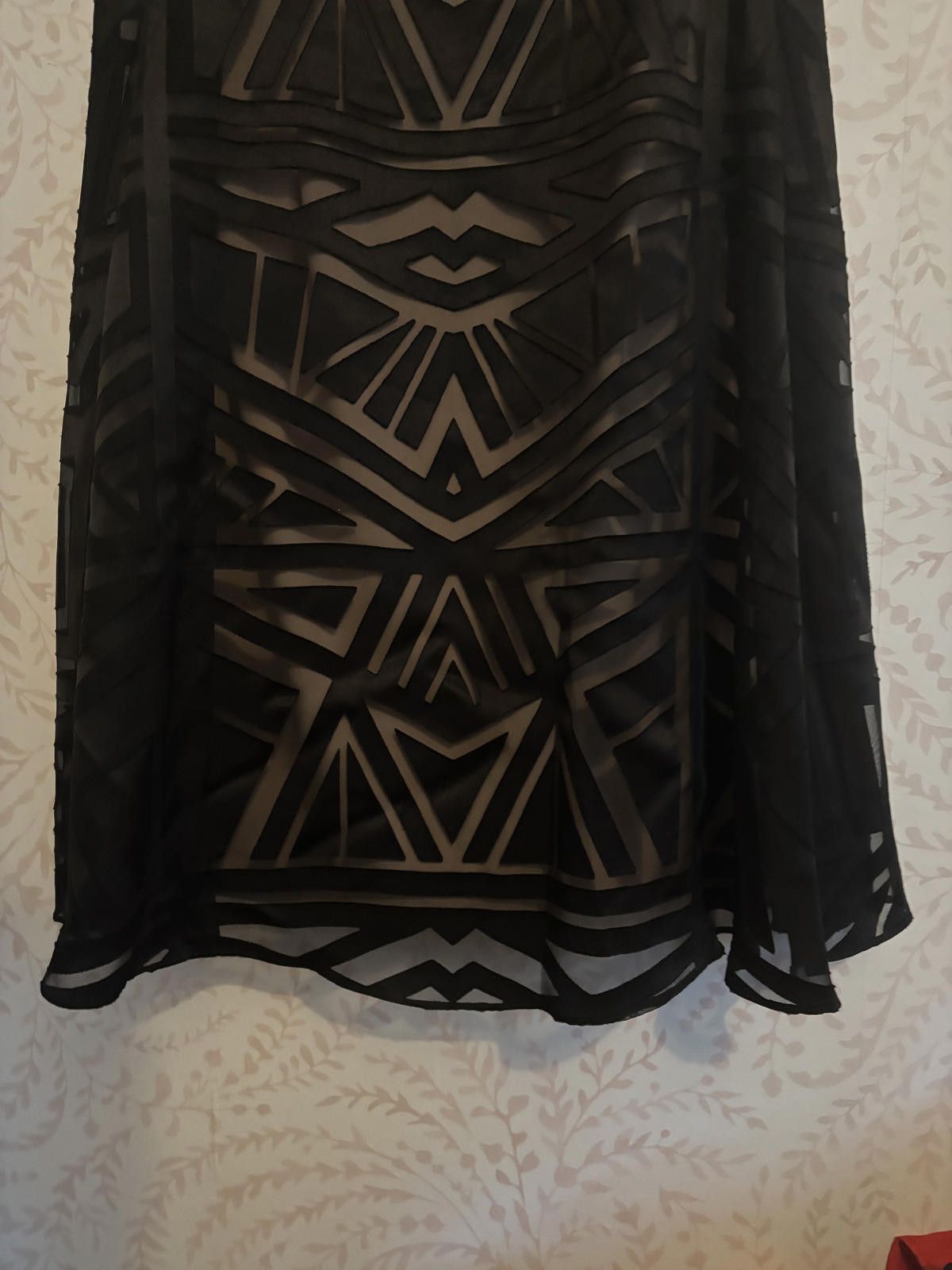 Vince Camuto NEW Vince Camuto Trapeze Burnout Geometric Swing Dress sz 10 Size L / US 10 / IT 46 - 7 Thumbnail