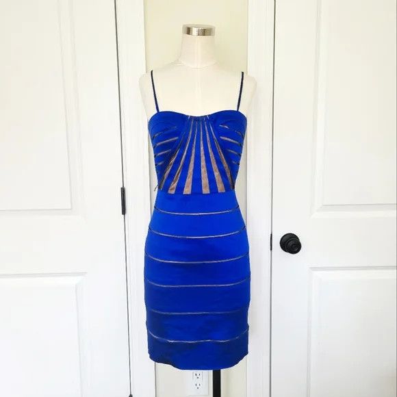 Other Aidan Mattox Convertible Bodycon Cocktail Dress Size XS / US 0-2 / IT 36-38 - 2 Thumbnail