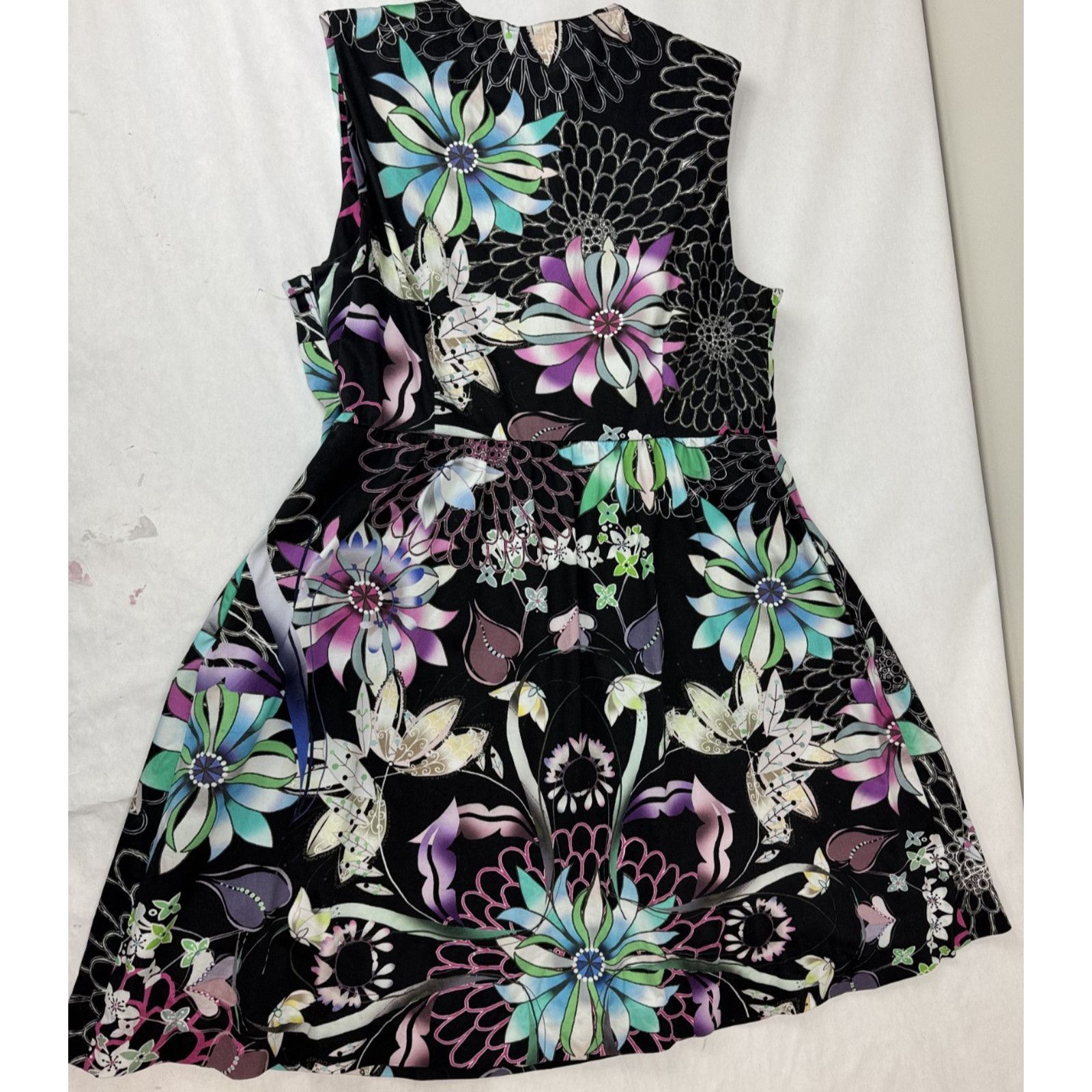 Cynthia Rowley Cynthia Rowley Floral Print Fit and Flare A-Line Dress 14 Size XL / US 12-14 / IT 48-50 - 5 Thumbnail