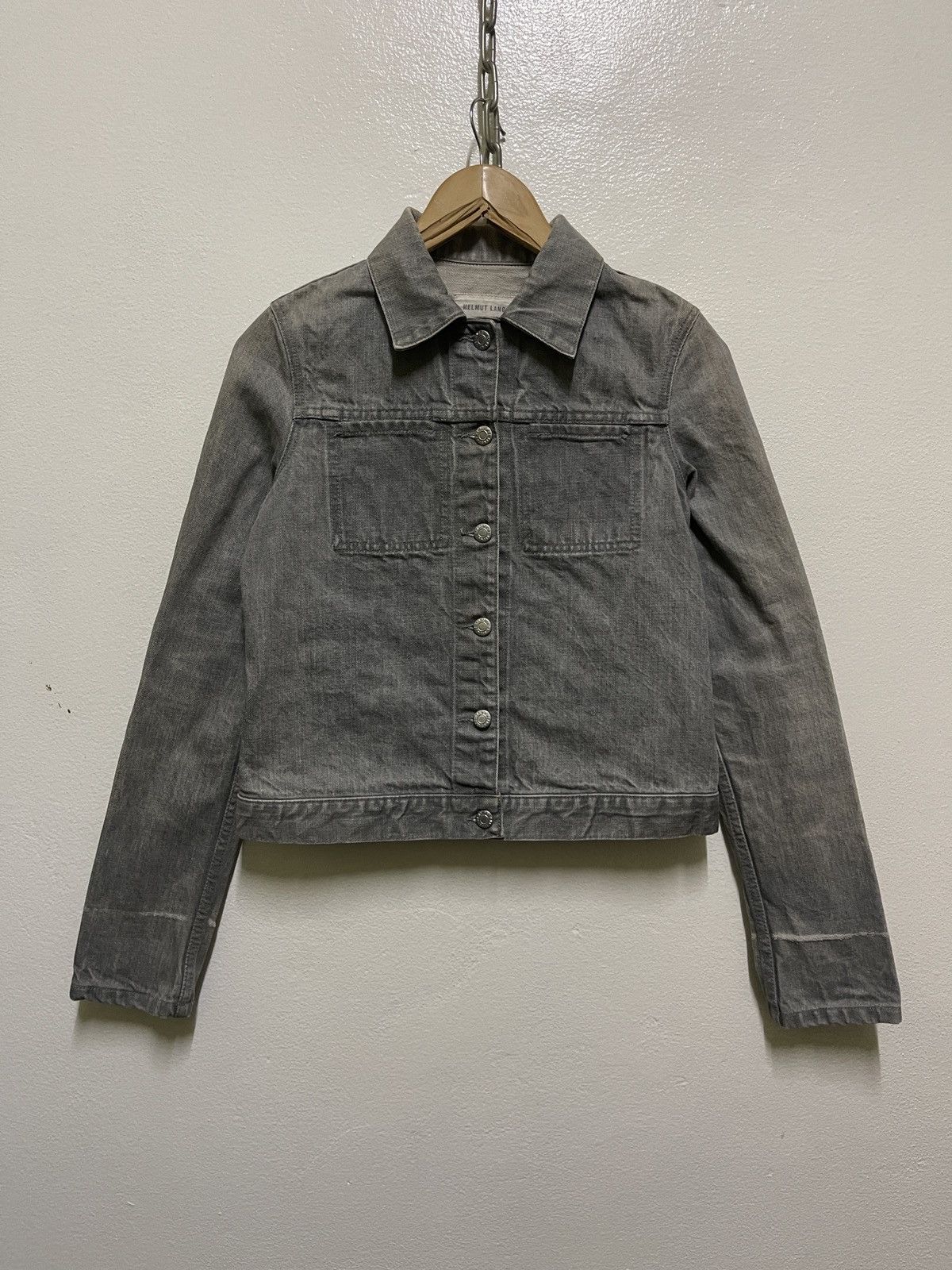 Helmut Lang Classic Denim Slim 2 Pocket Turn Up SS2004 Size US XXS / EU 40 - 1 Thumbnail