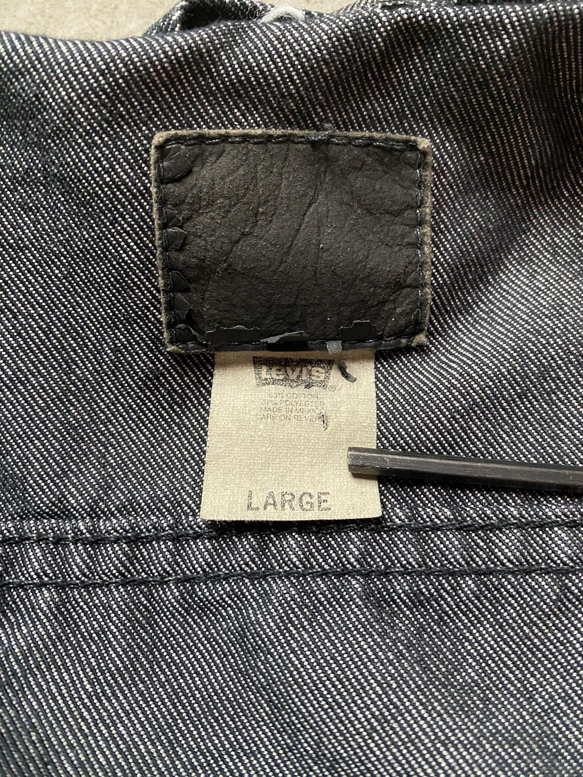 Levi's Vintage black denim jacket silvertab tattoo Size US L / EU 52-54 / 3 - 8 Thumbnail