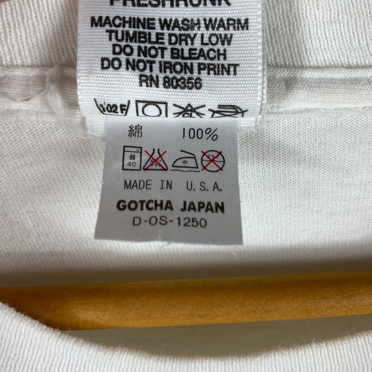 Gotcha Vintage 90s GOTCHA big logo back hit spellout surfing tee Size US M / EU 48-50 / 2 - 13 Thumbnail