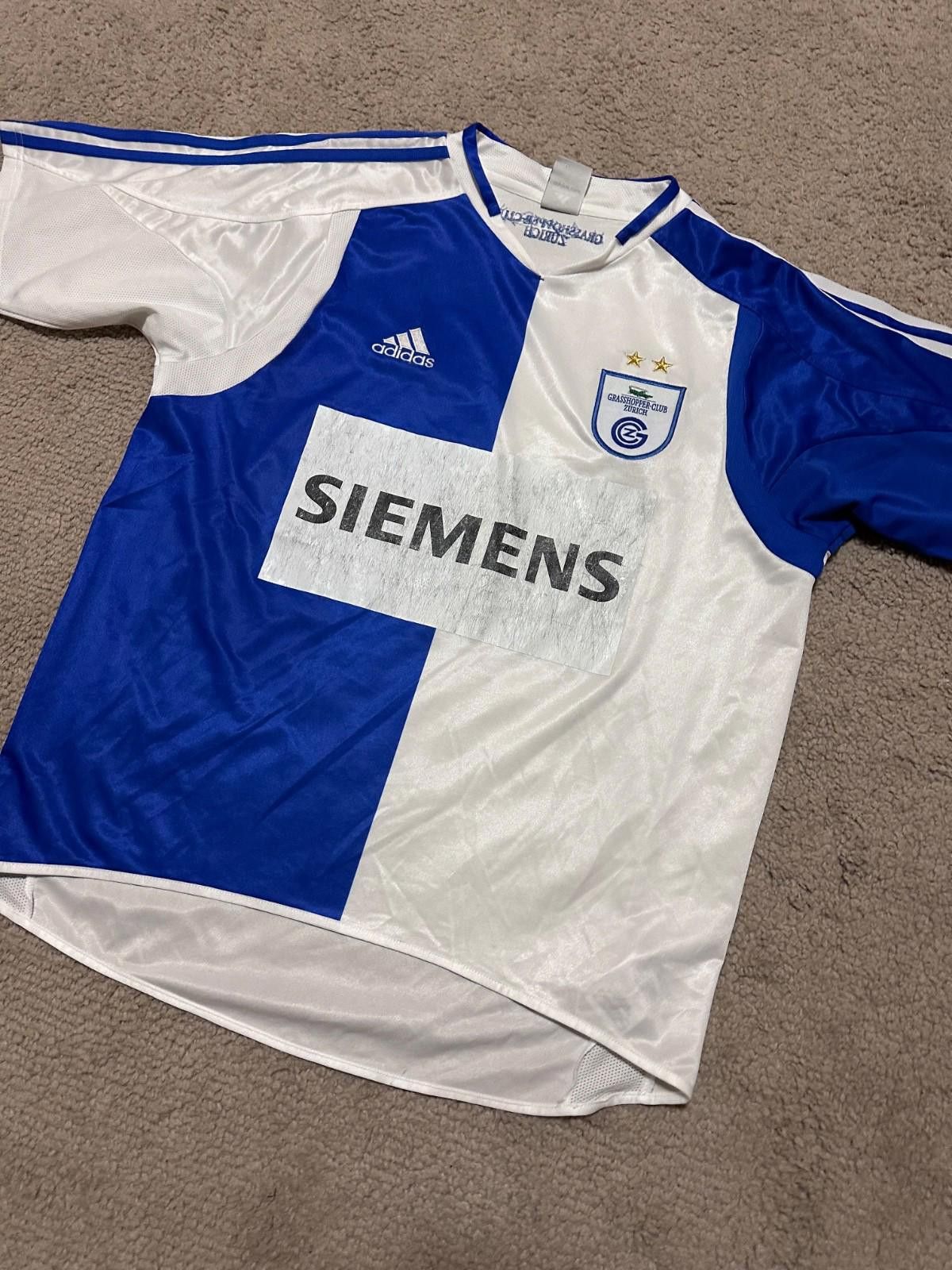 Adidas GRASSHOPPERS ZURICH 2005/06 FOOTBALL SHIRT JERSEY ADIDAS Size US M / EU 48-50 / 2 - 2 Thumbnail