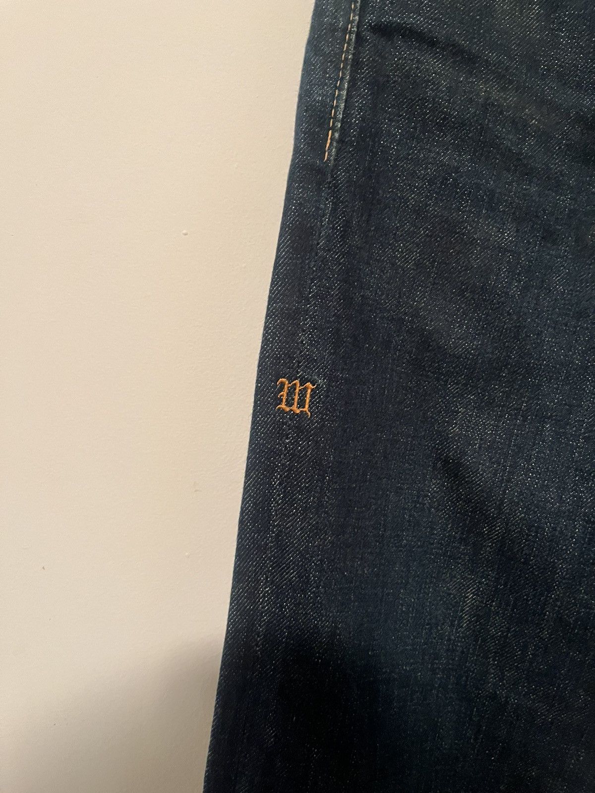Wtaps Wtaps Straight Leg Dark Blue Denim Size US 29 - 3 Thumbnail