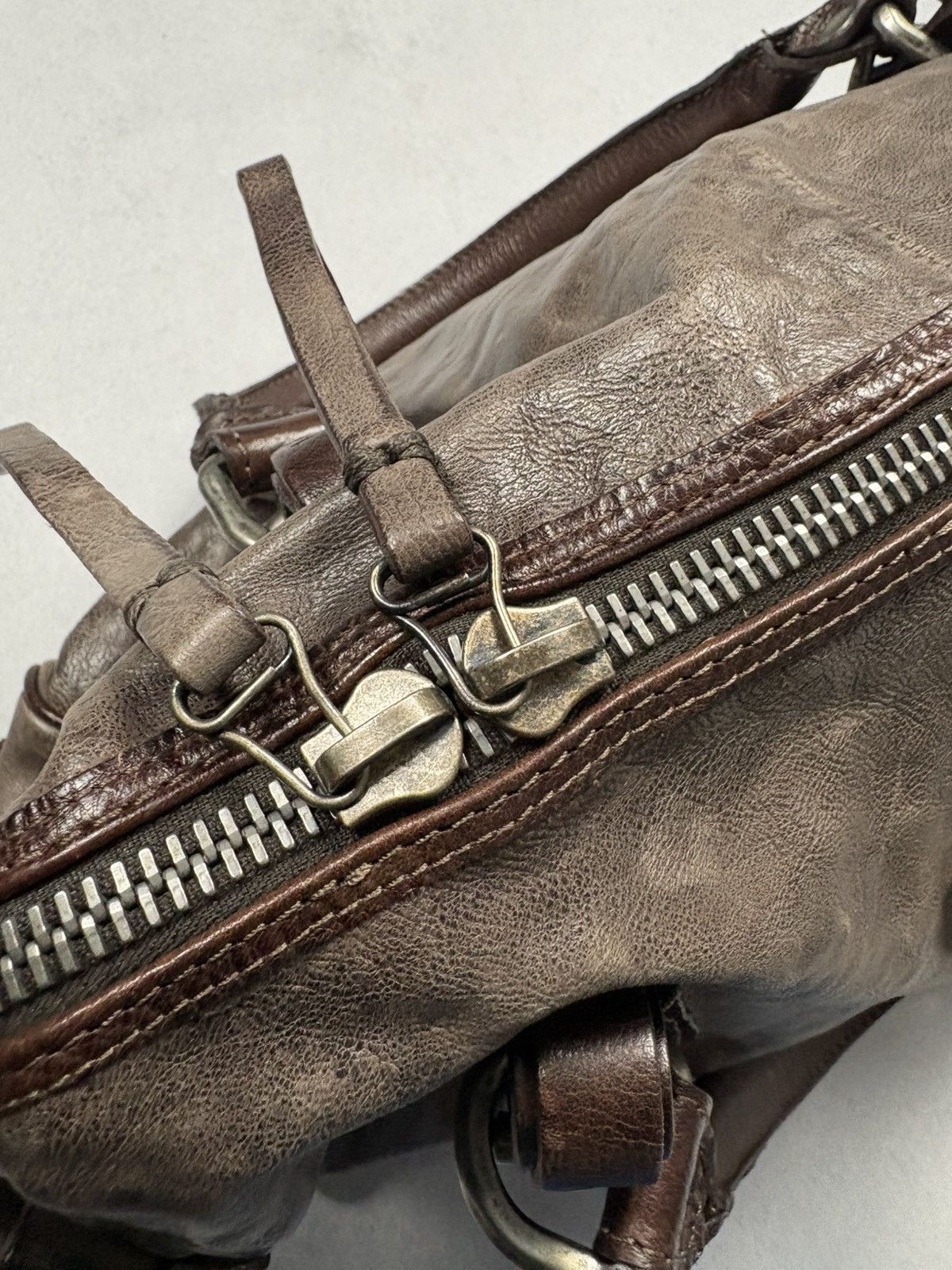 A.S.98 A.S.98 AirStep Archive Brown Leather Satchel Shoulder Bag Size ONE SIZE - 17 Thumbnail